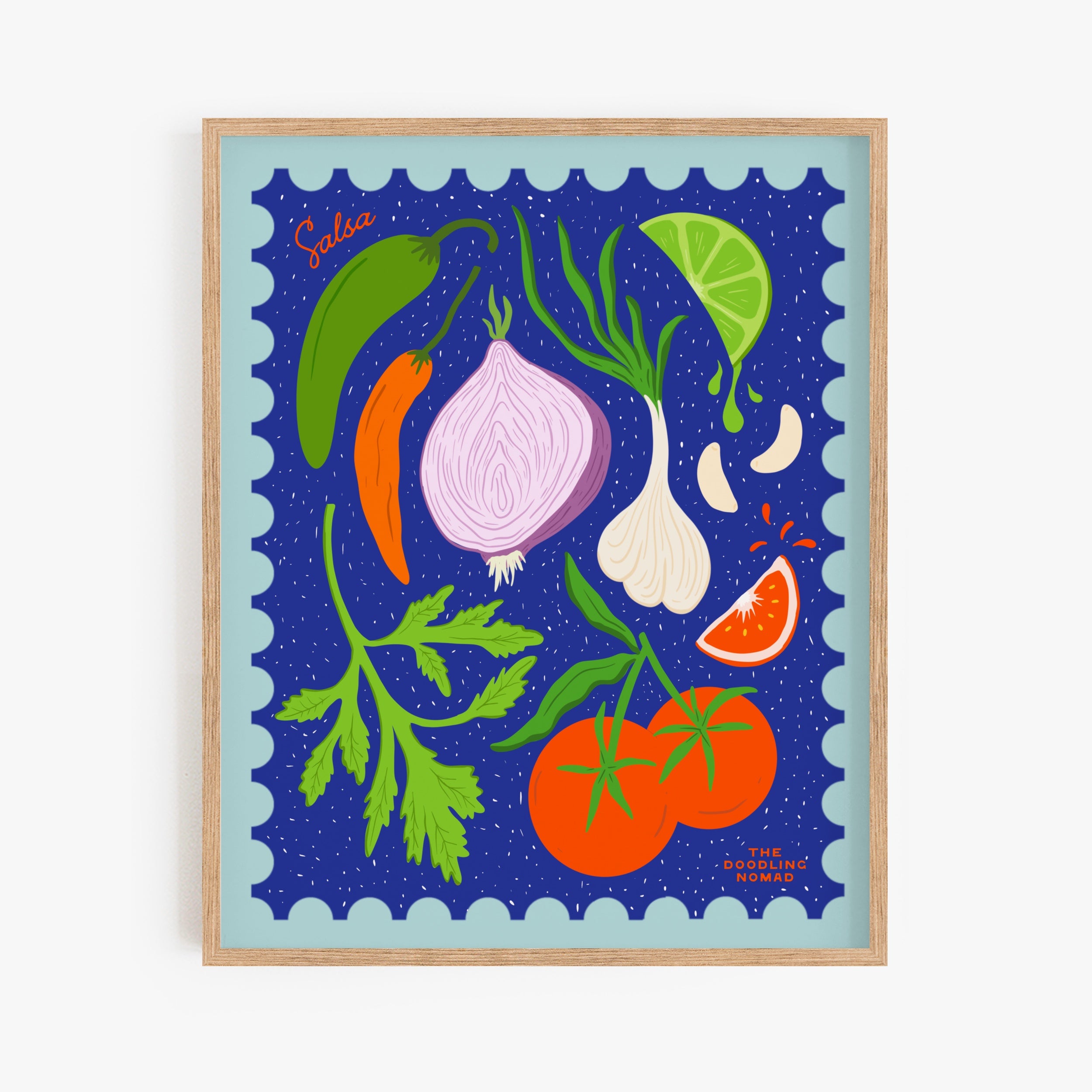 Salsa Art Print