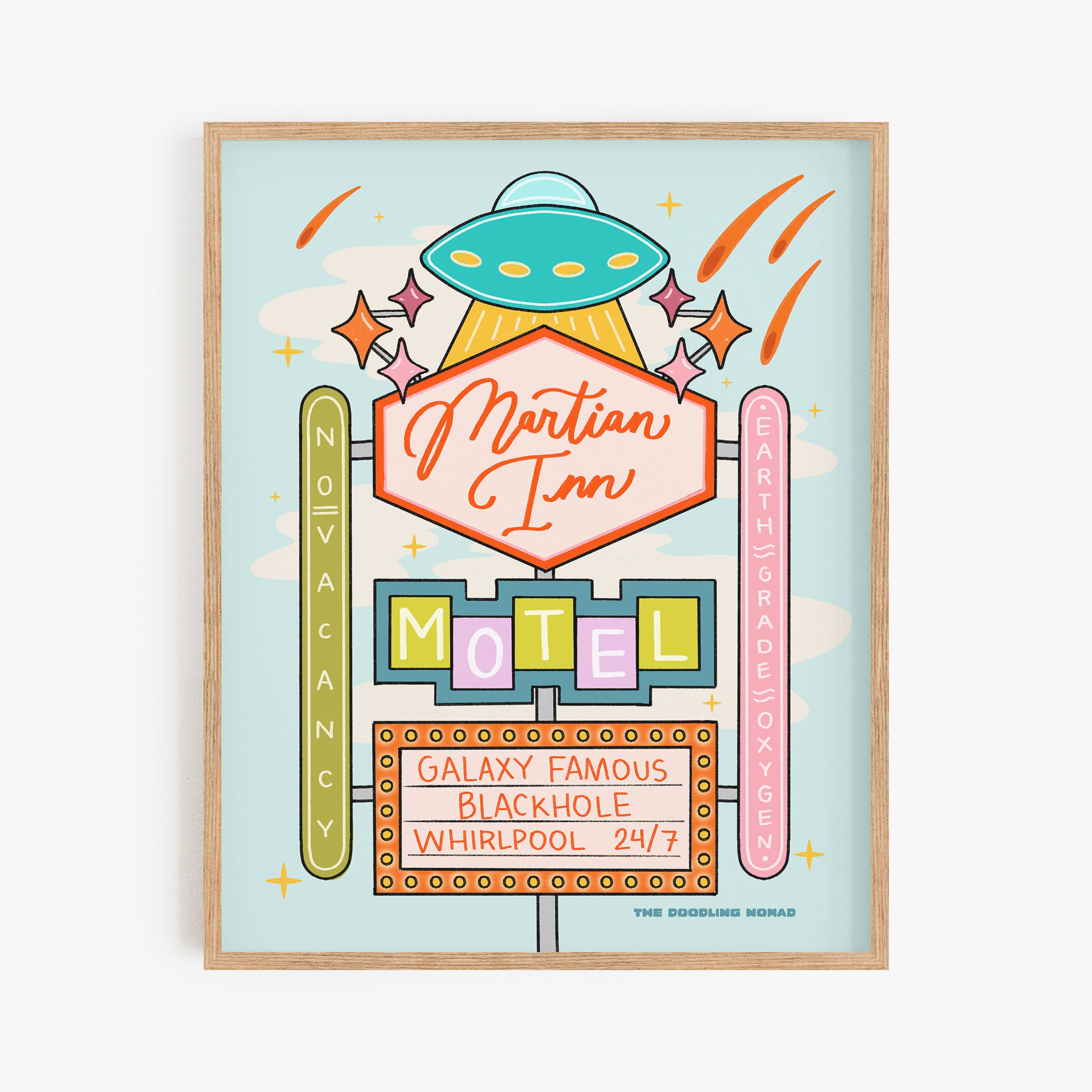 Martian Inn Art Print
