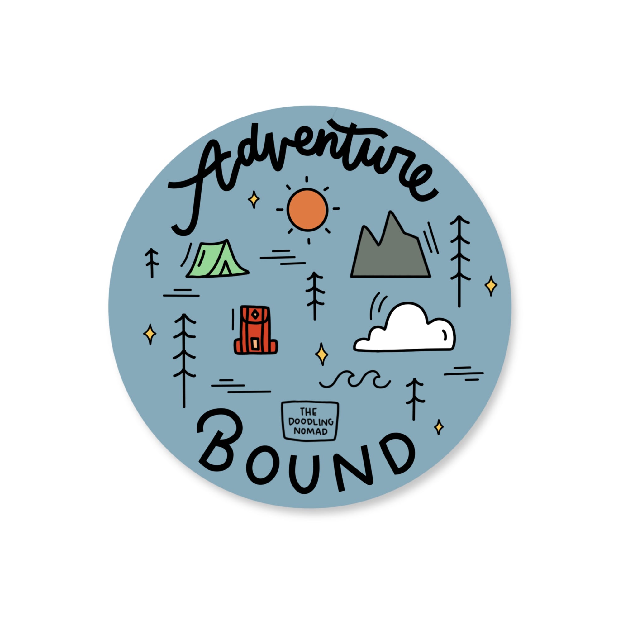 Adventure Bound Vinyl Sticker