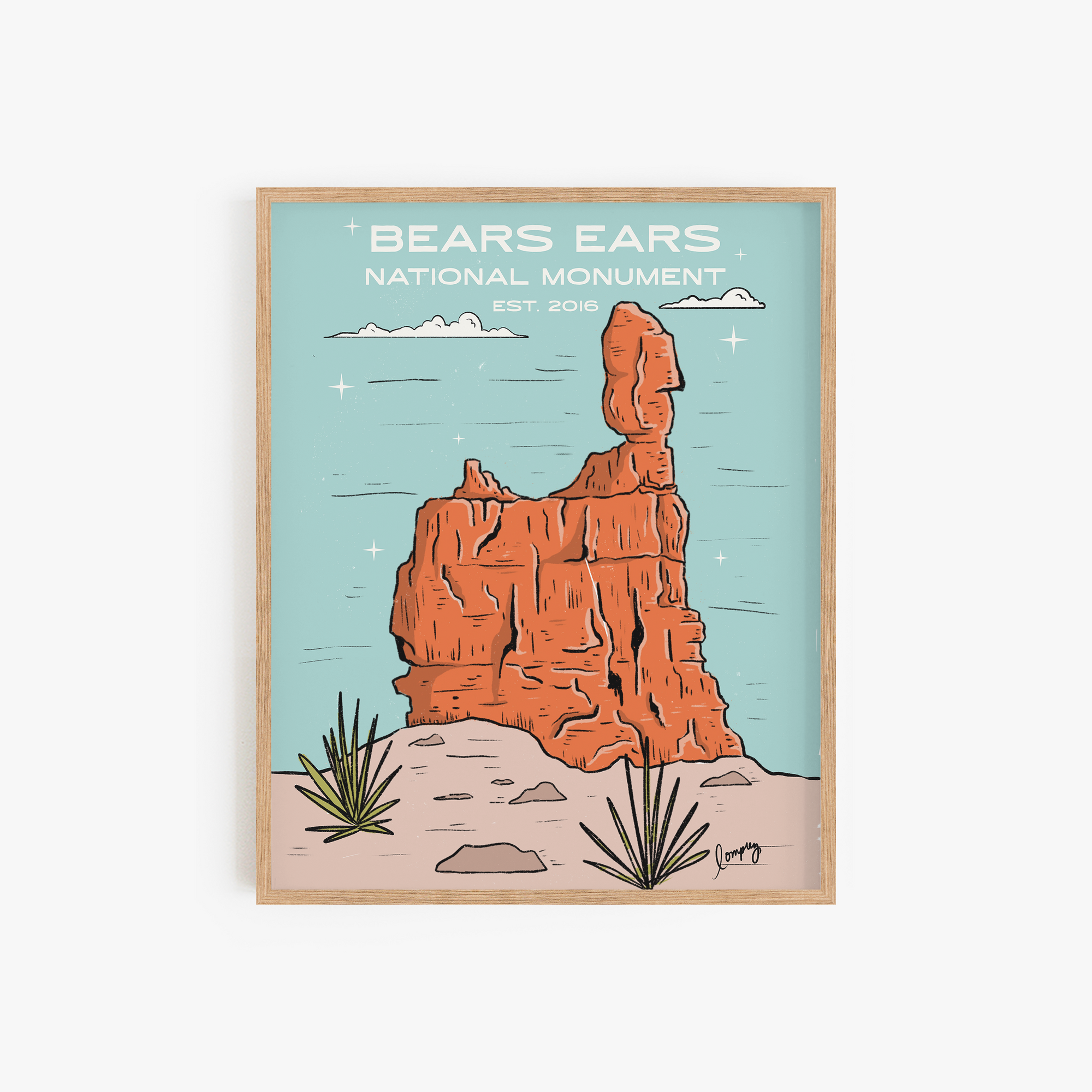 Bears Ears Art Print