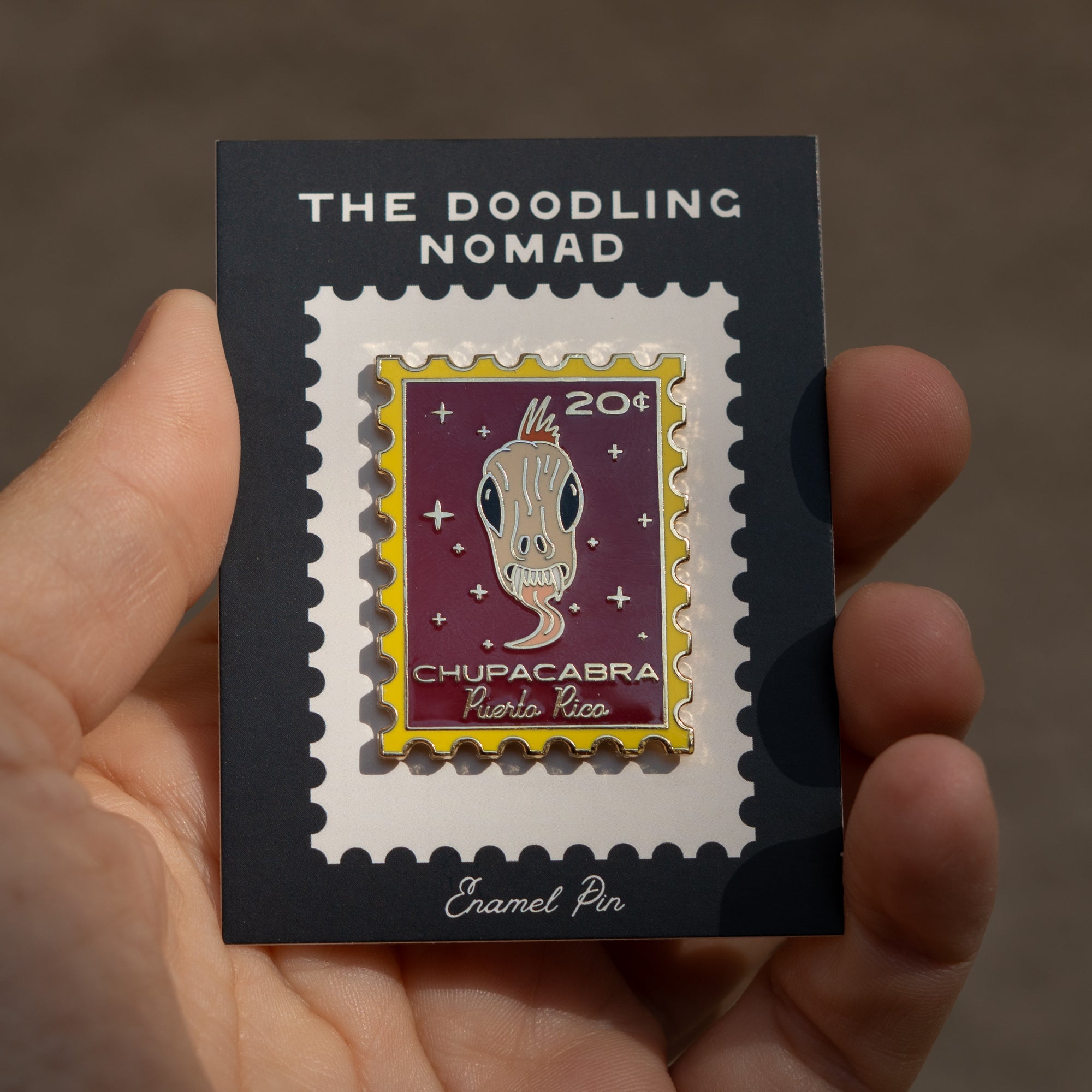 Chupacabra Enamel Pin