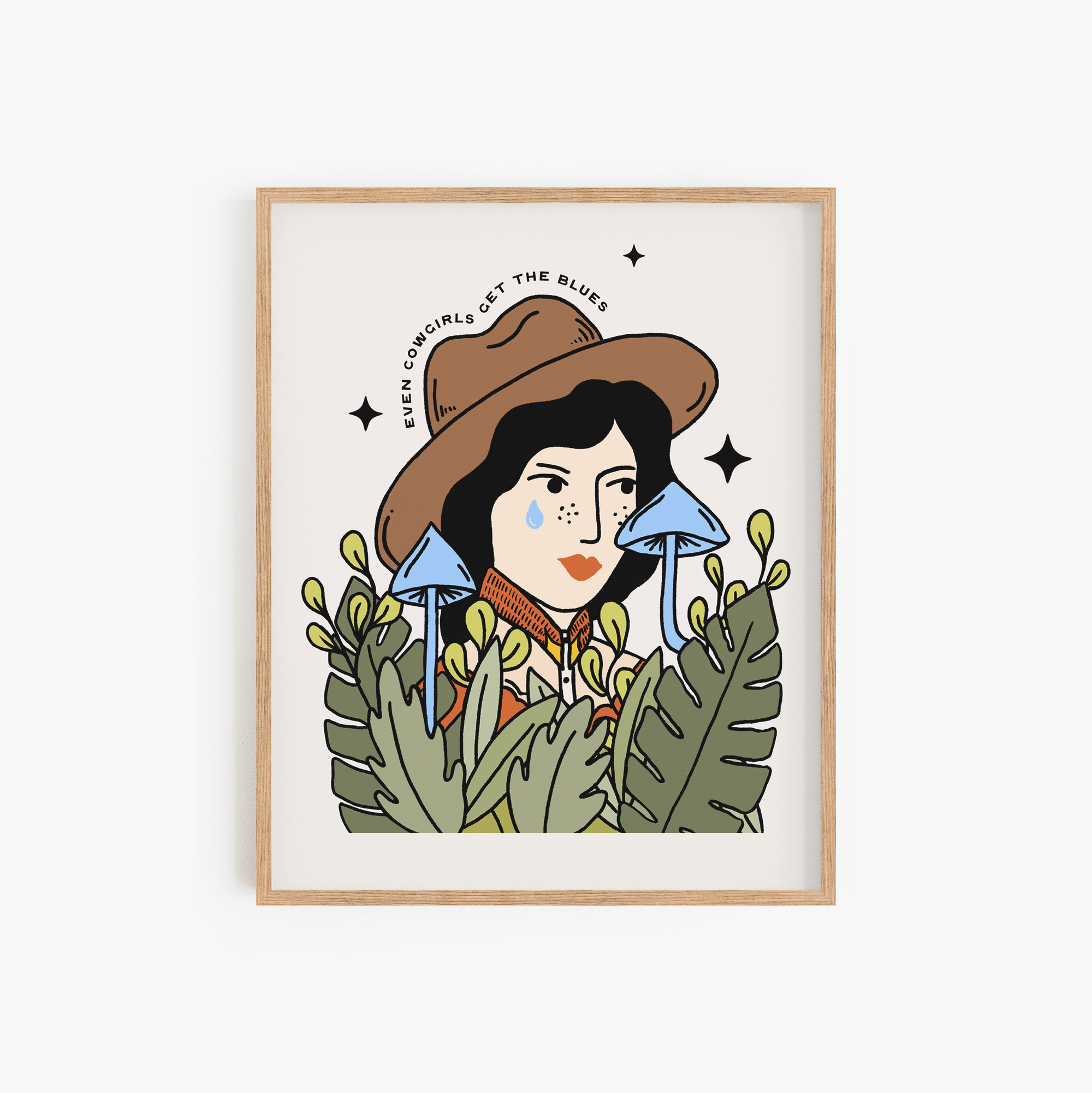 Cowgirls Get The Blues Art Print