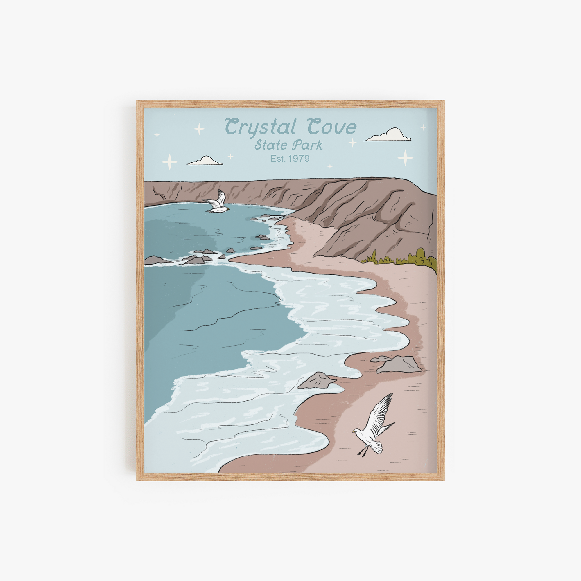 Crystal Cove State Park Art Print