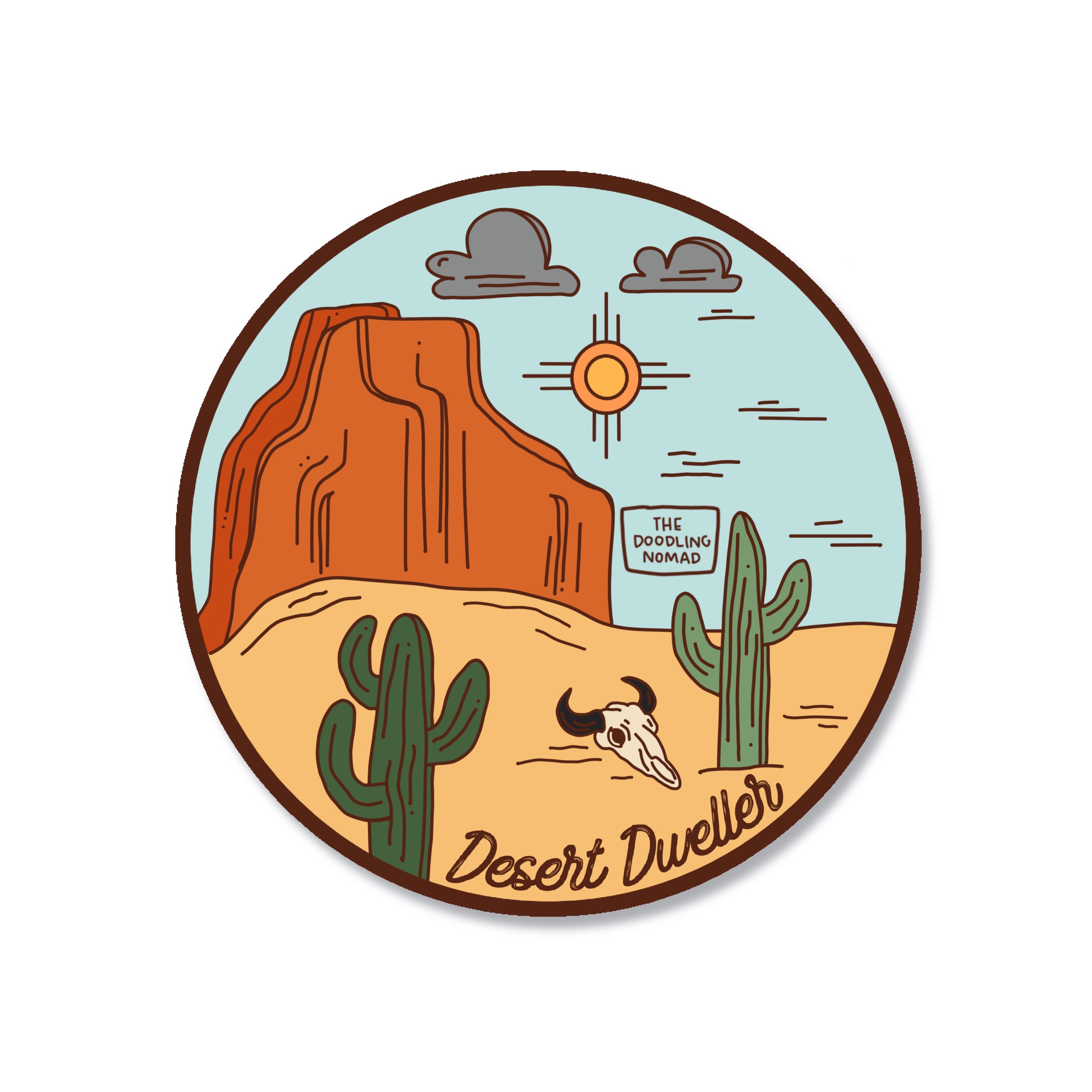 Desert Dweller Vinyl Sticker