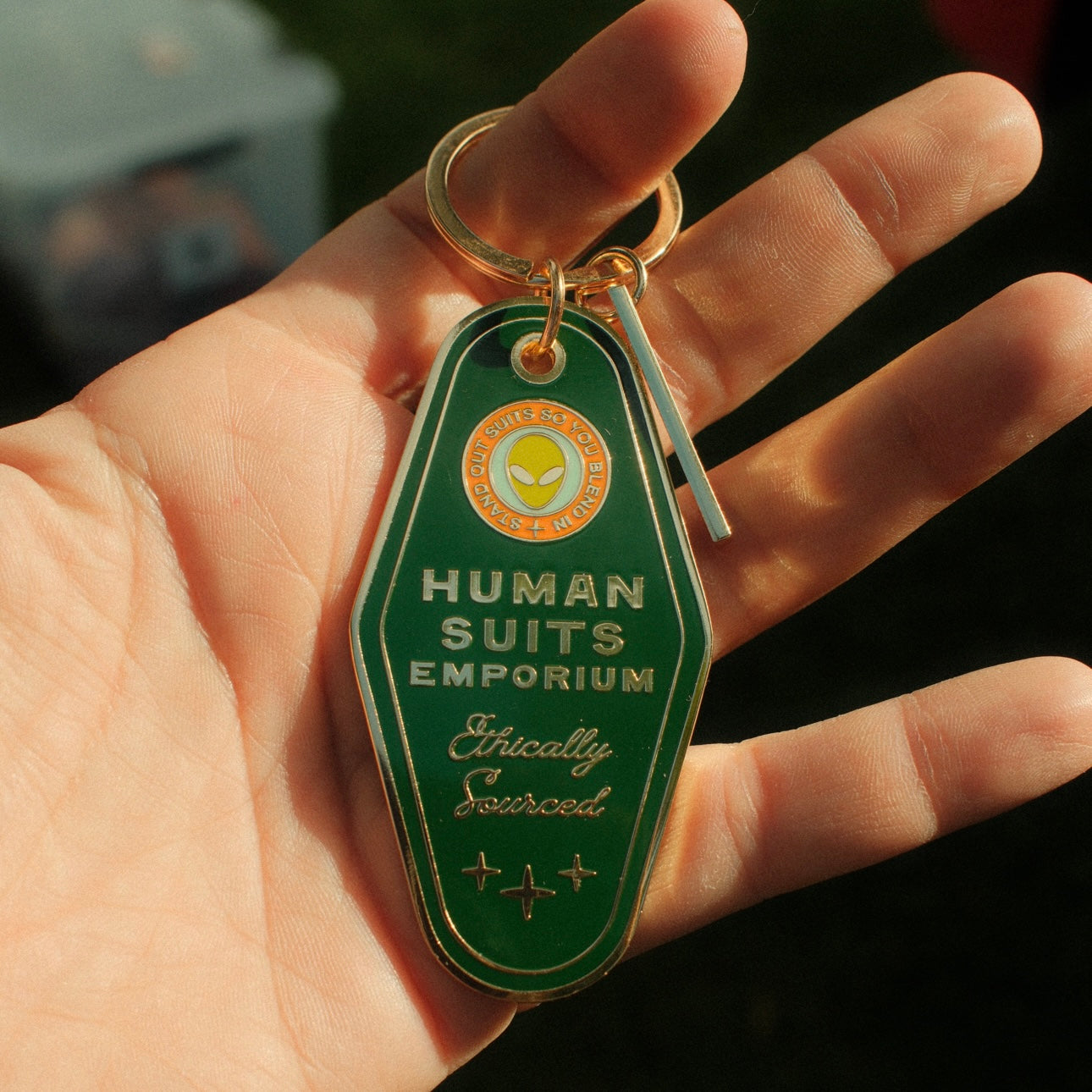 Human Suits Emporium Enamel Keychain