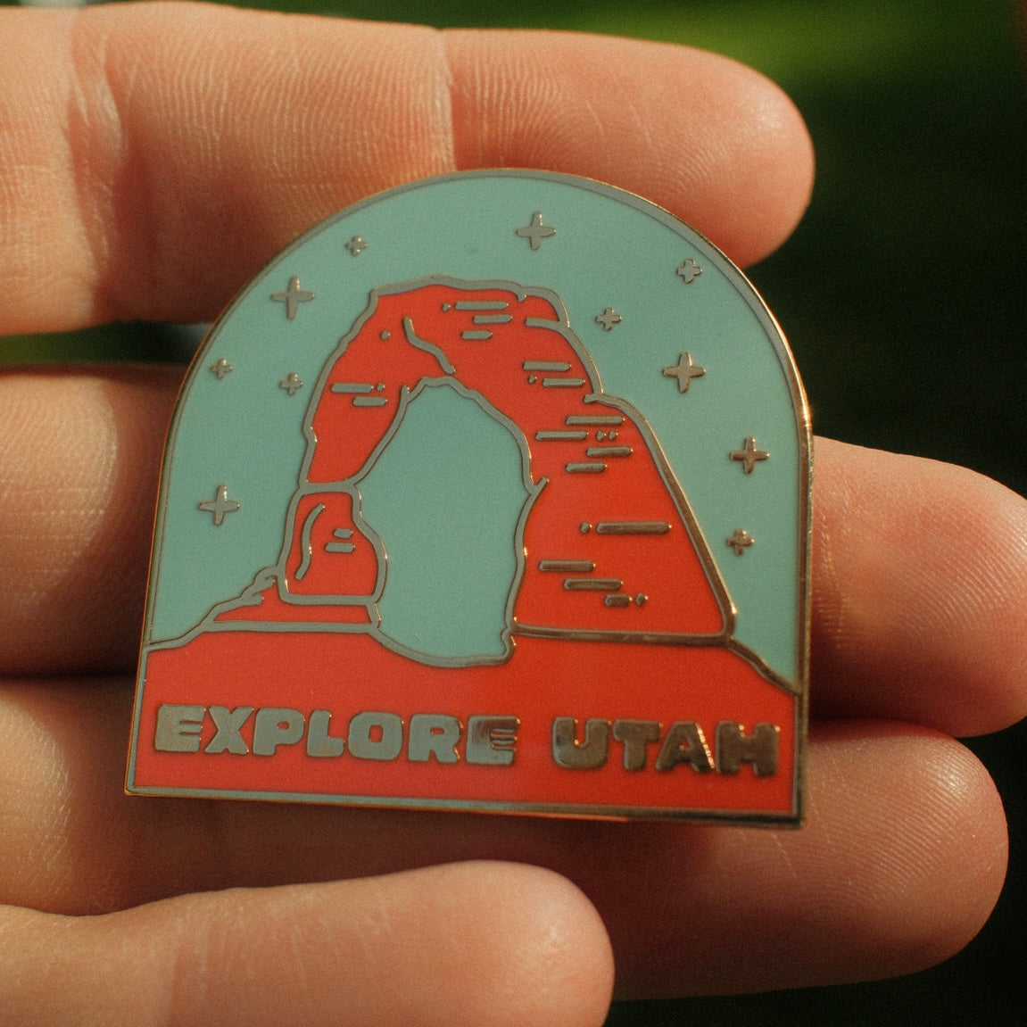 Explore Utah Enamel Pin