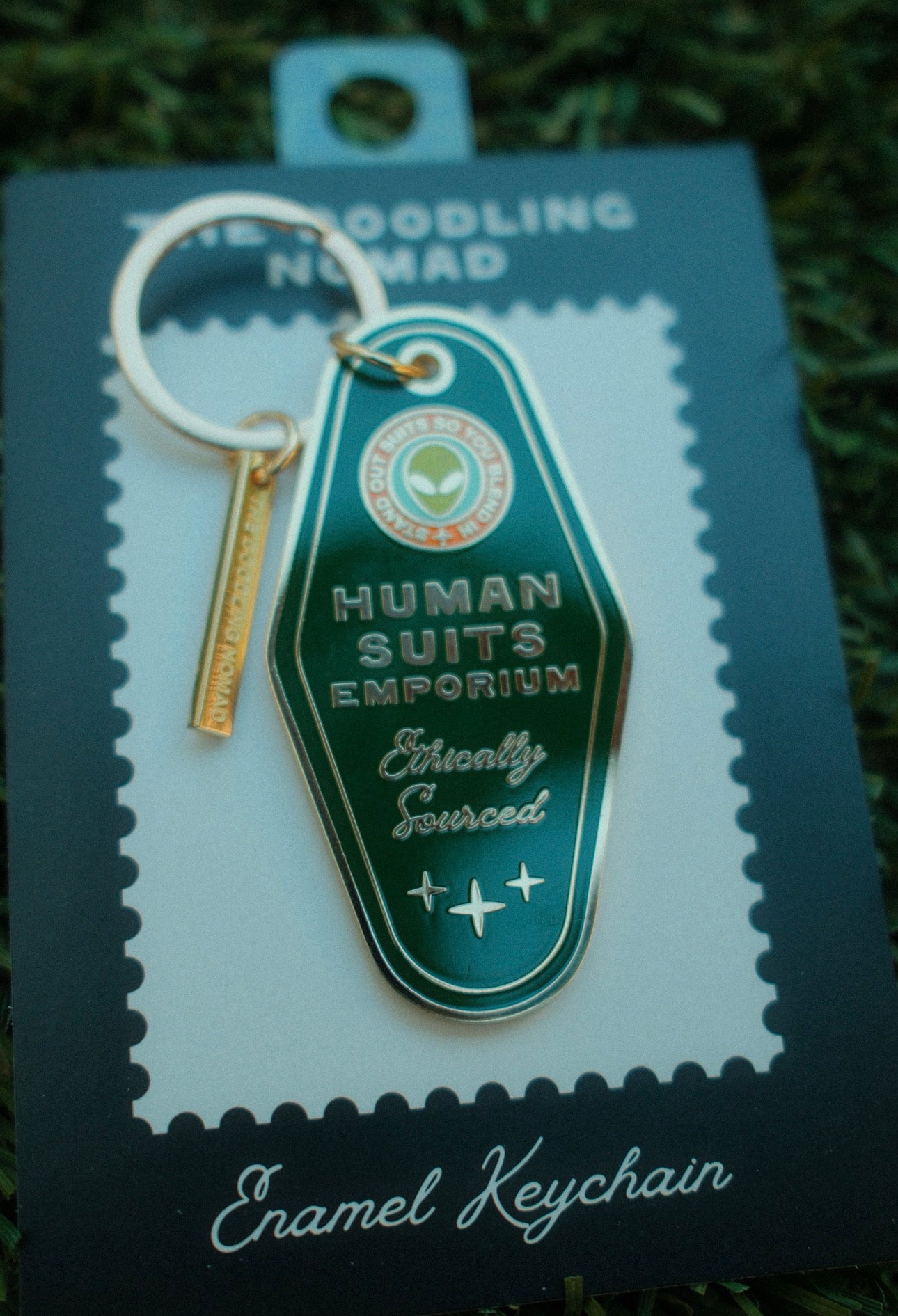 Human Suits Emporium Enamel Keychain