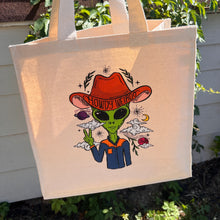 Load image into Gallery viewer, Howdy Weirdo Canvas Tote Bag