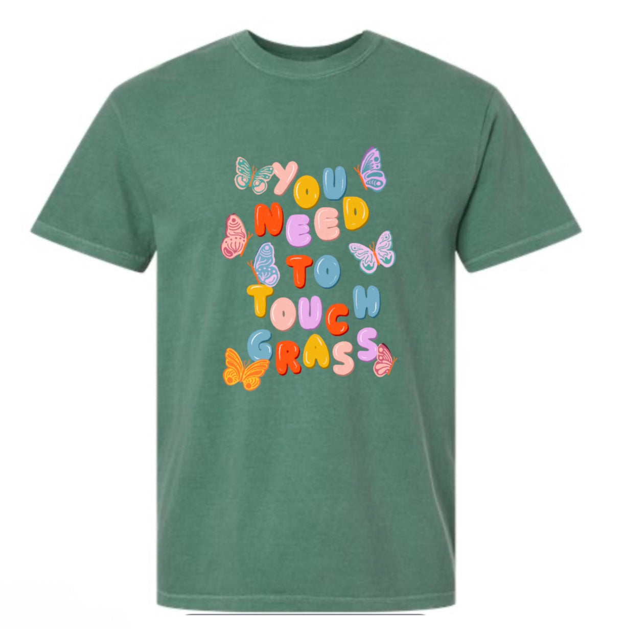 Touch Grass Cotton Tee