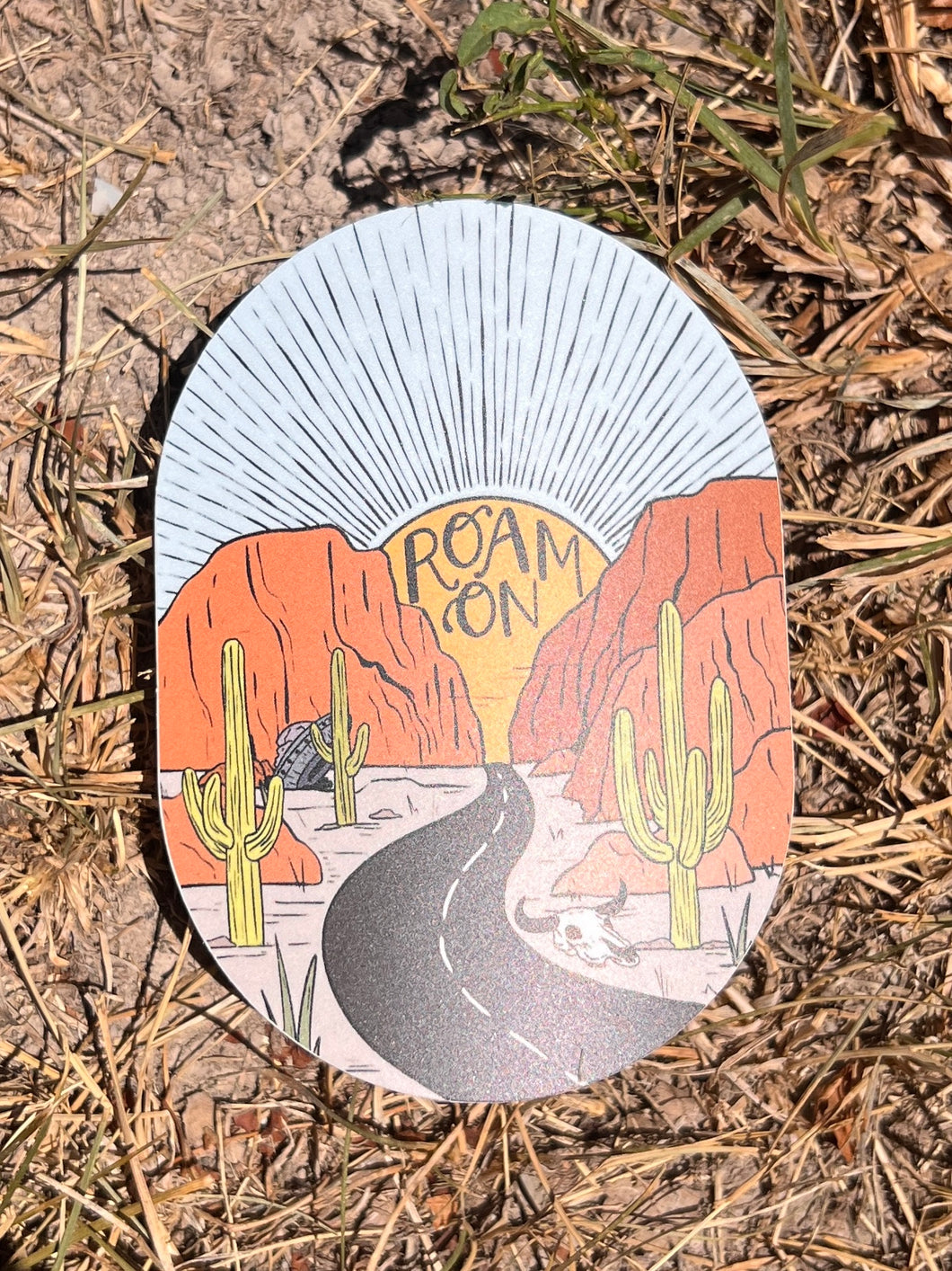 Roam On Vinyl Sticker