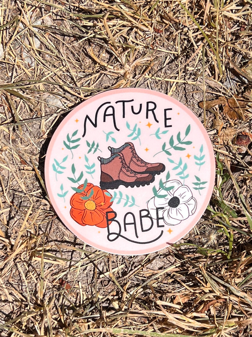Nature Babe Vinyl Sticker