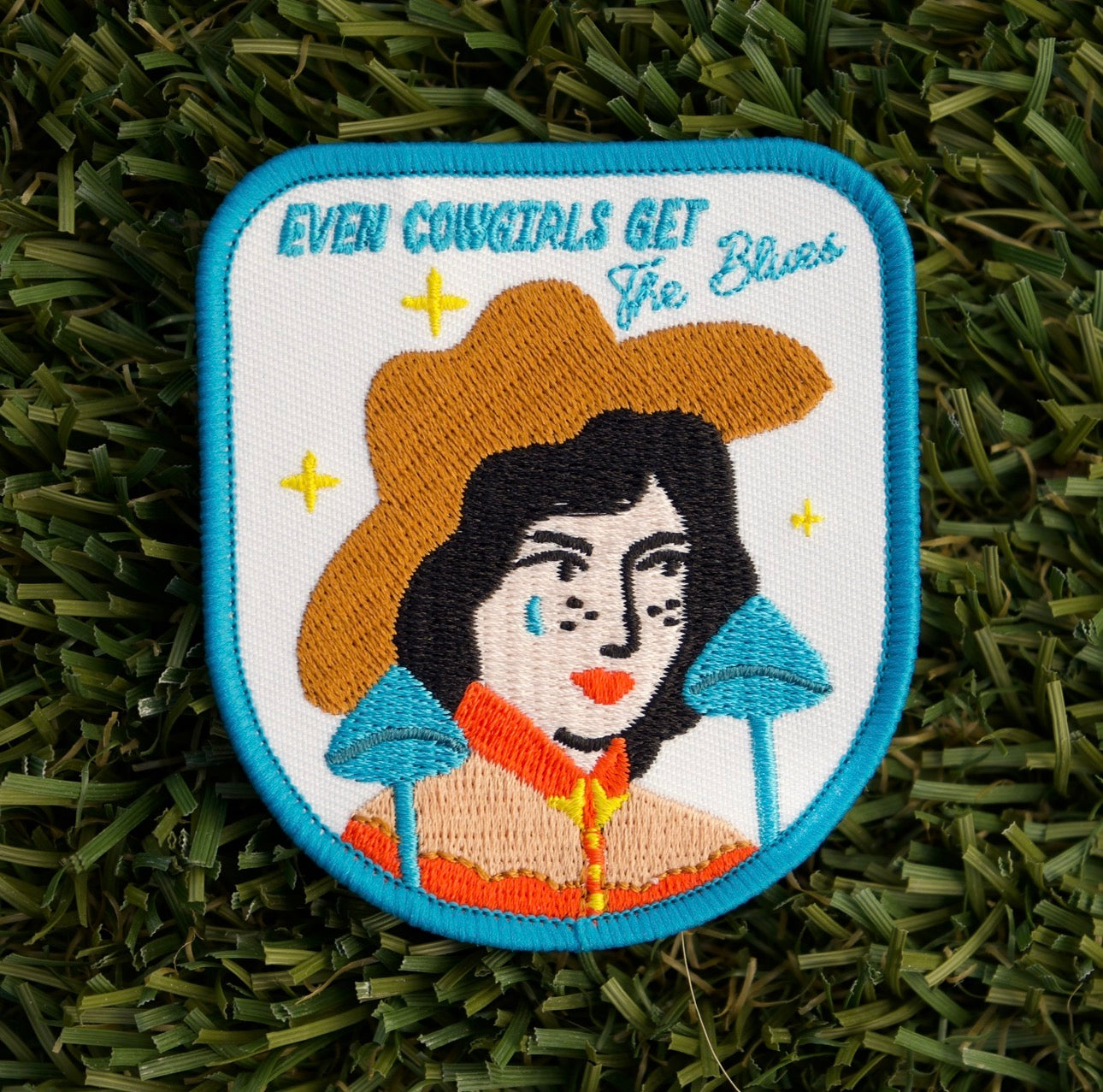 Cowgirl Blues Patch