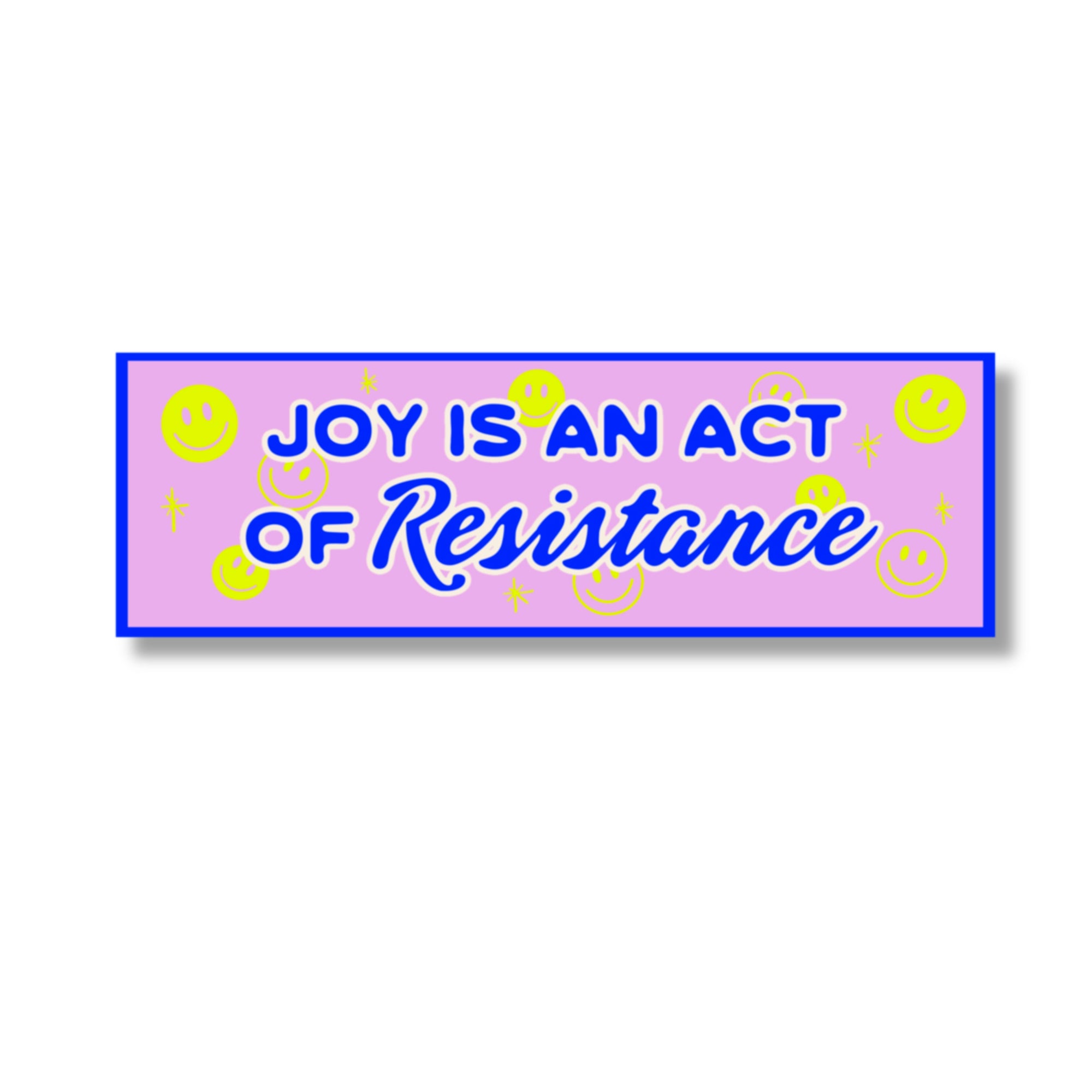 Joy Vinyl Bumper Sticker