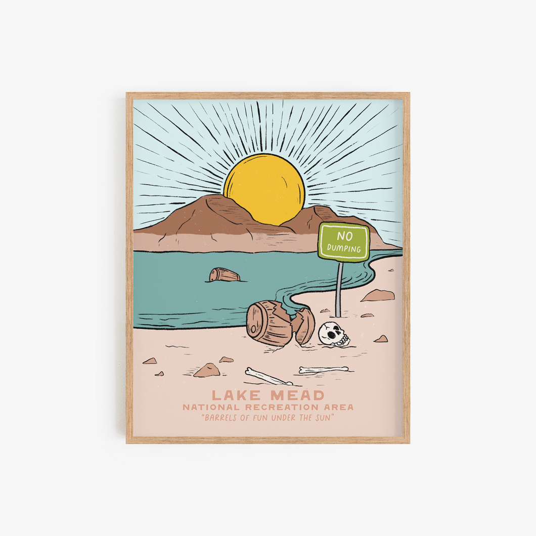 Lake Mead National Recreation Area Art Print