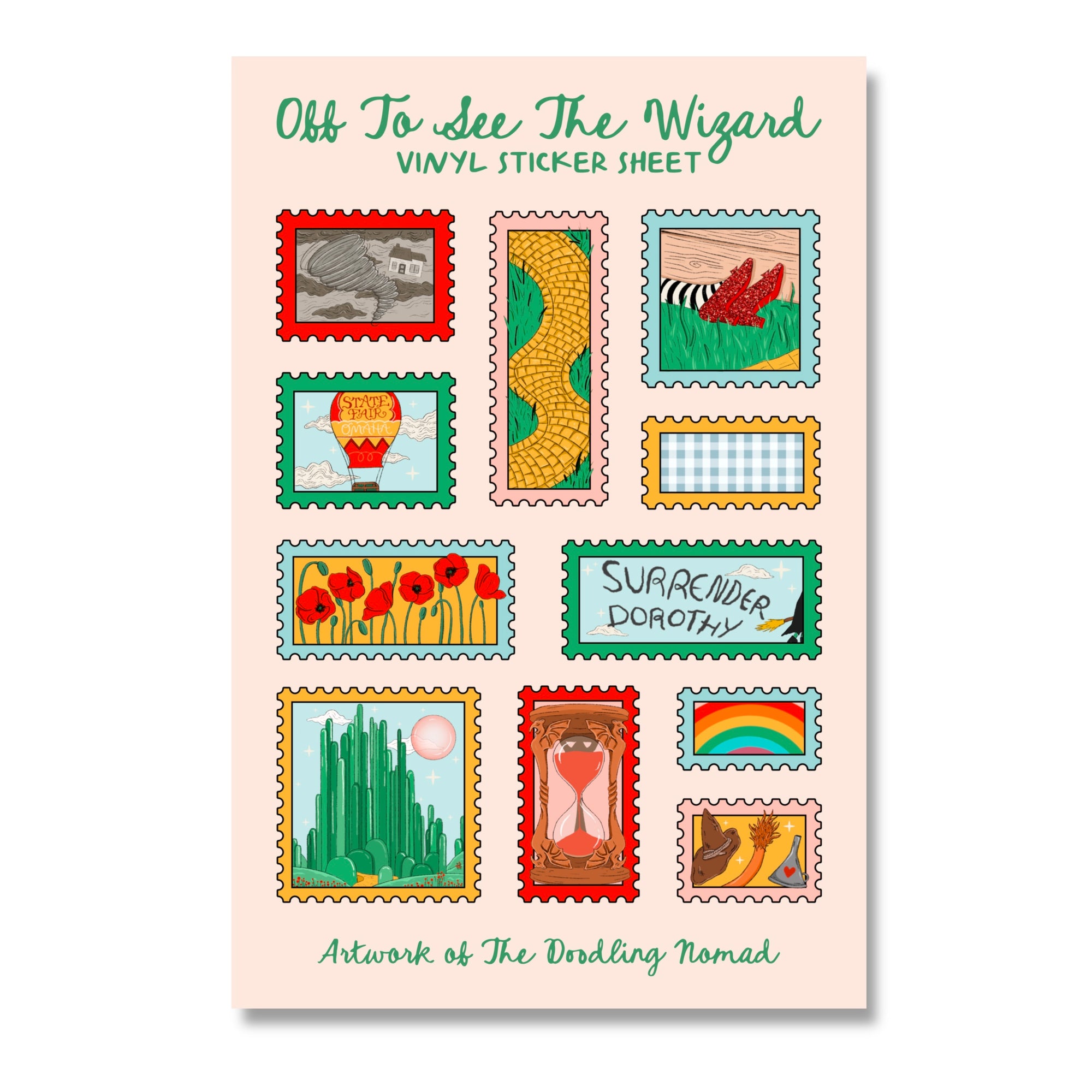 Off To See The Wizard Sticker Sheet