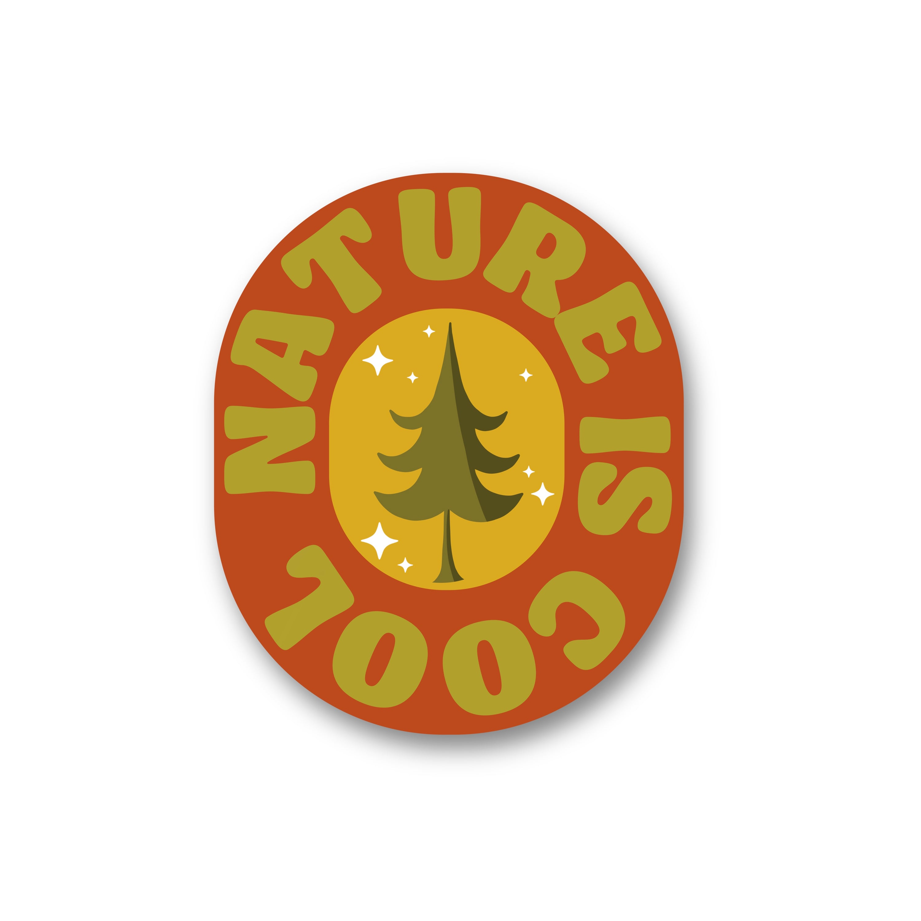 Nature Is Cool Vinyl Sticker