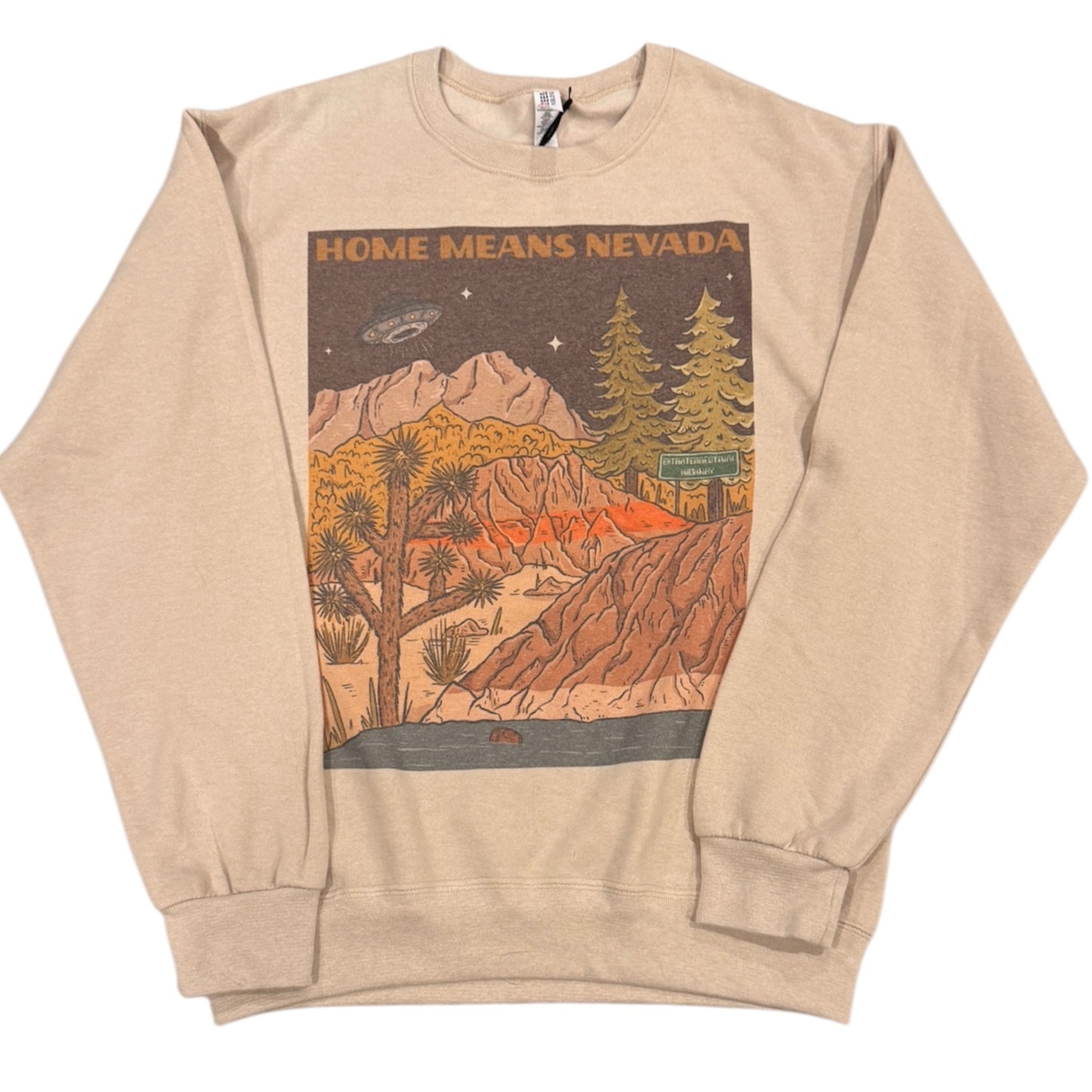 Home Means Nevada Crewneck Sweatshirt