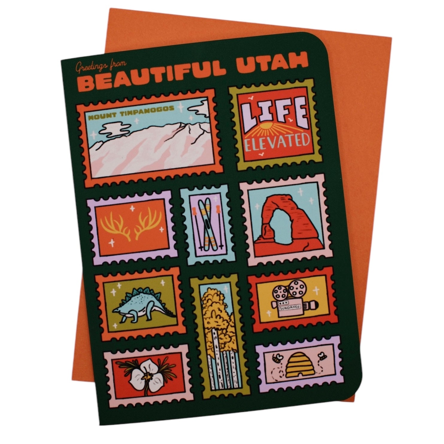 Greetings from Utah Greeting Card