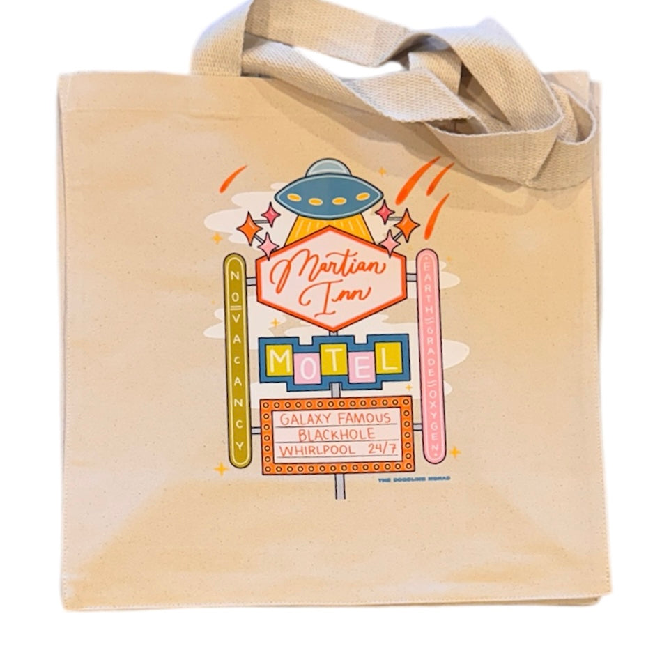 Martian Inn Canvas Tote Bag