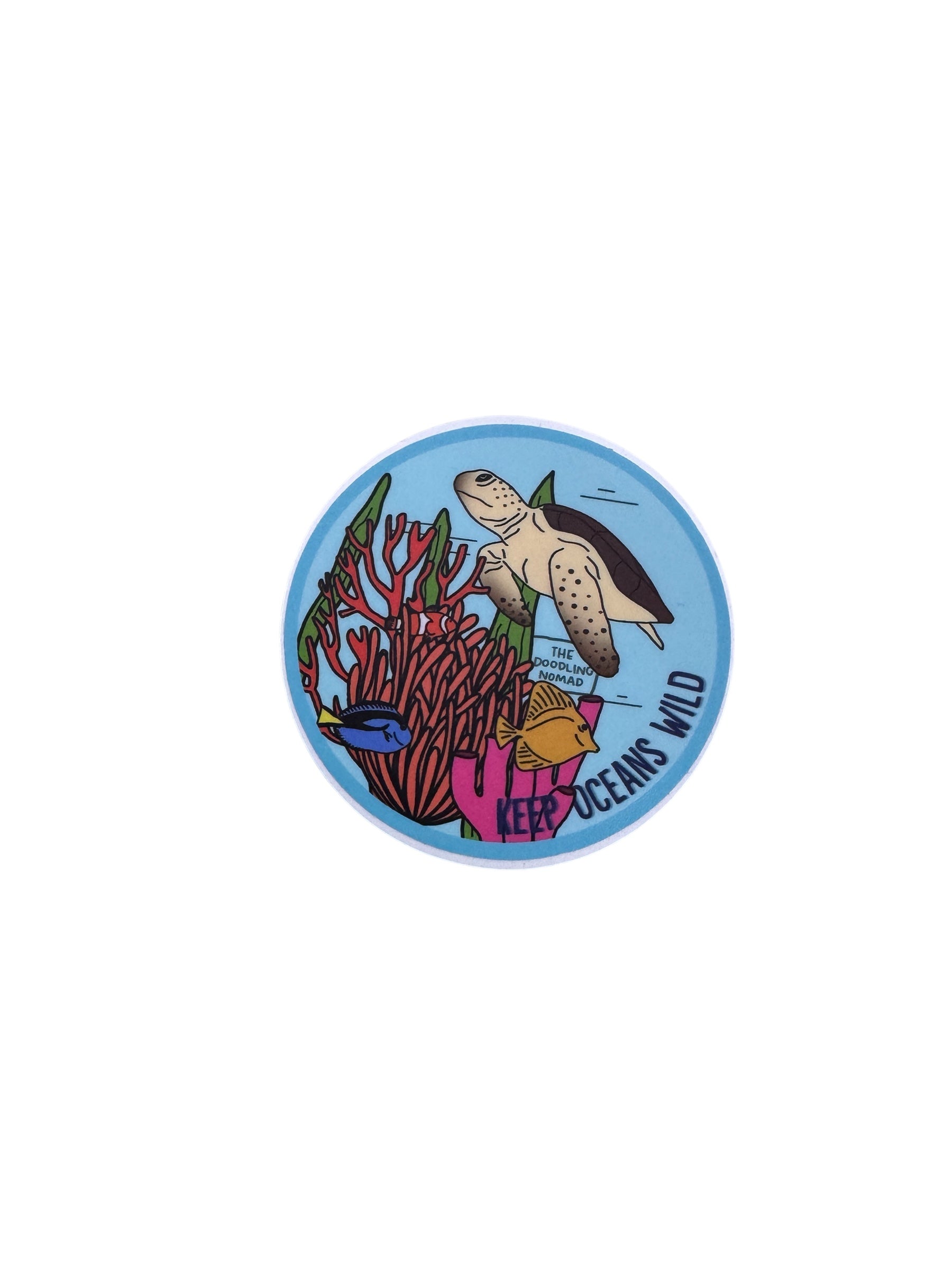 Keep Oceans Wild Vinyl Sticker