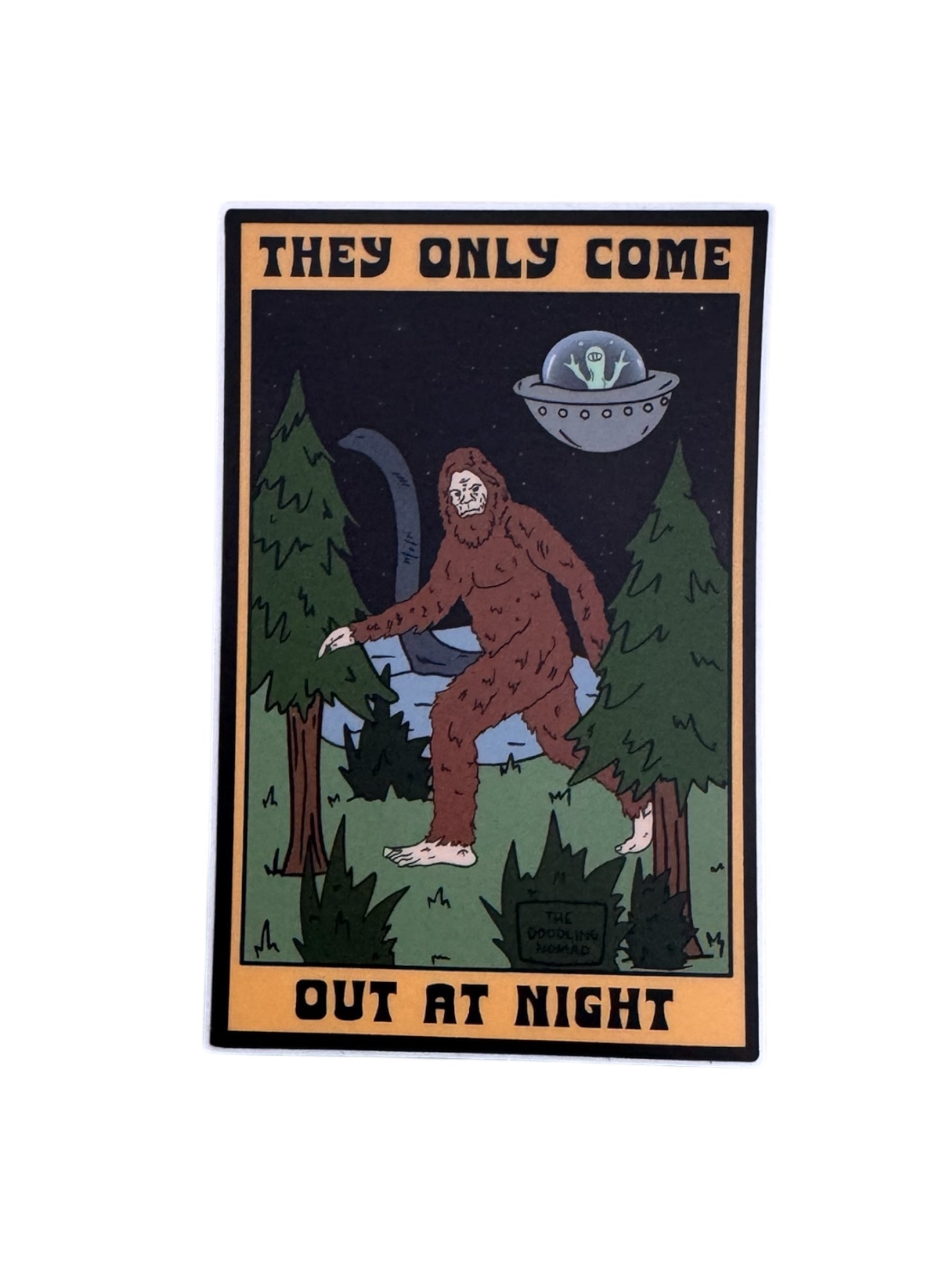 The Strange and Unusual Vinyl Sticker