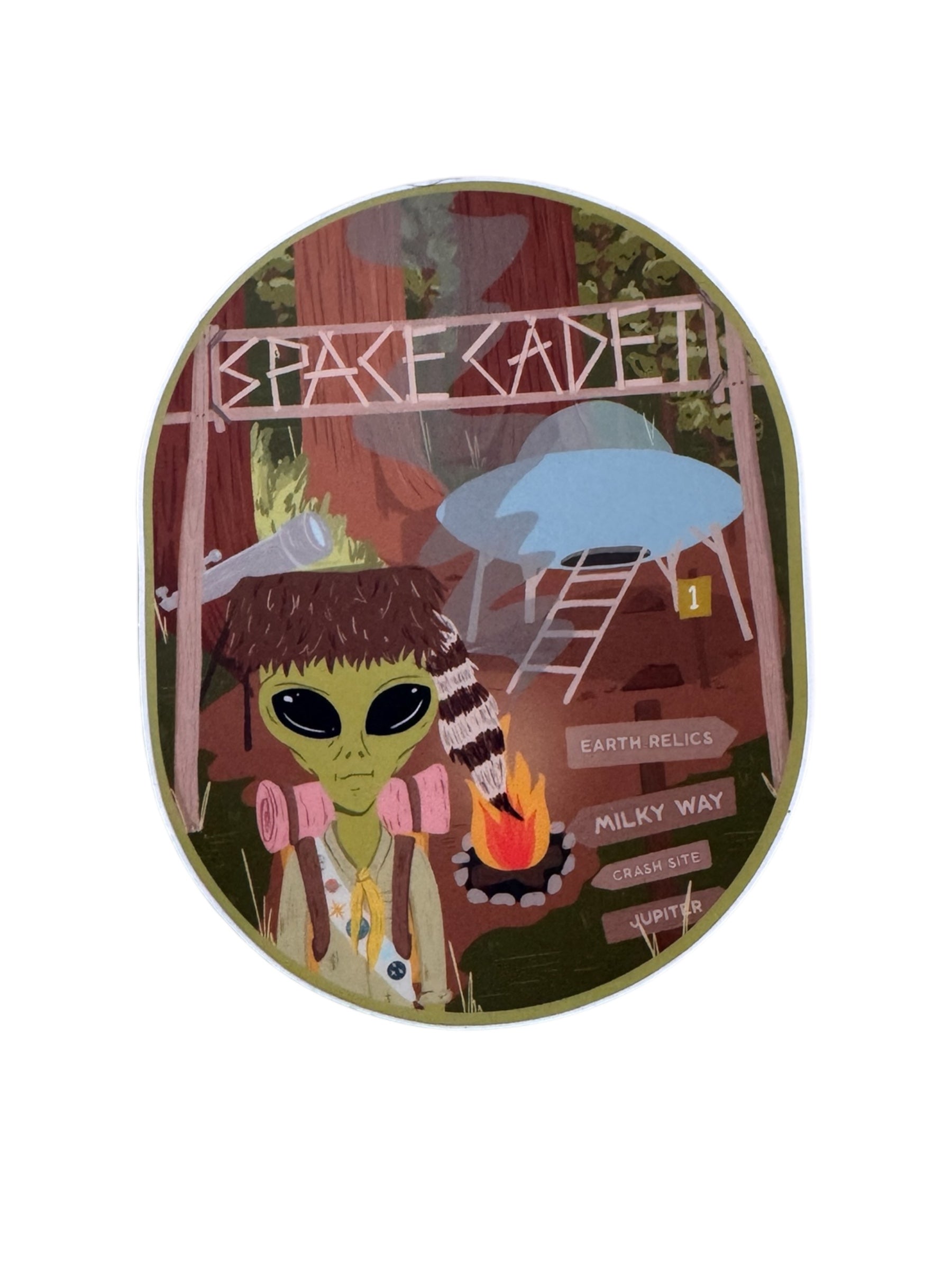 Space Cadet Vinyl Sticker