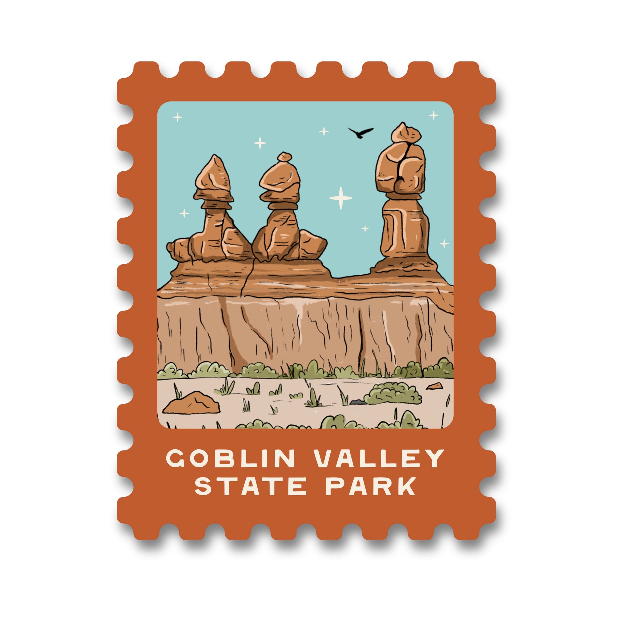 Goblin Valley State Park Vinyl Sticker