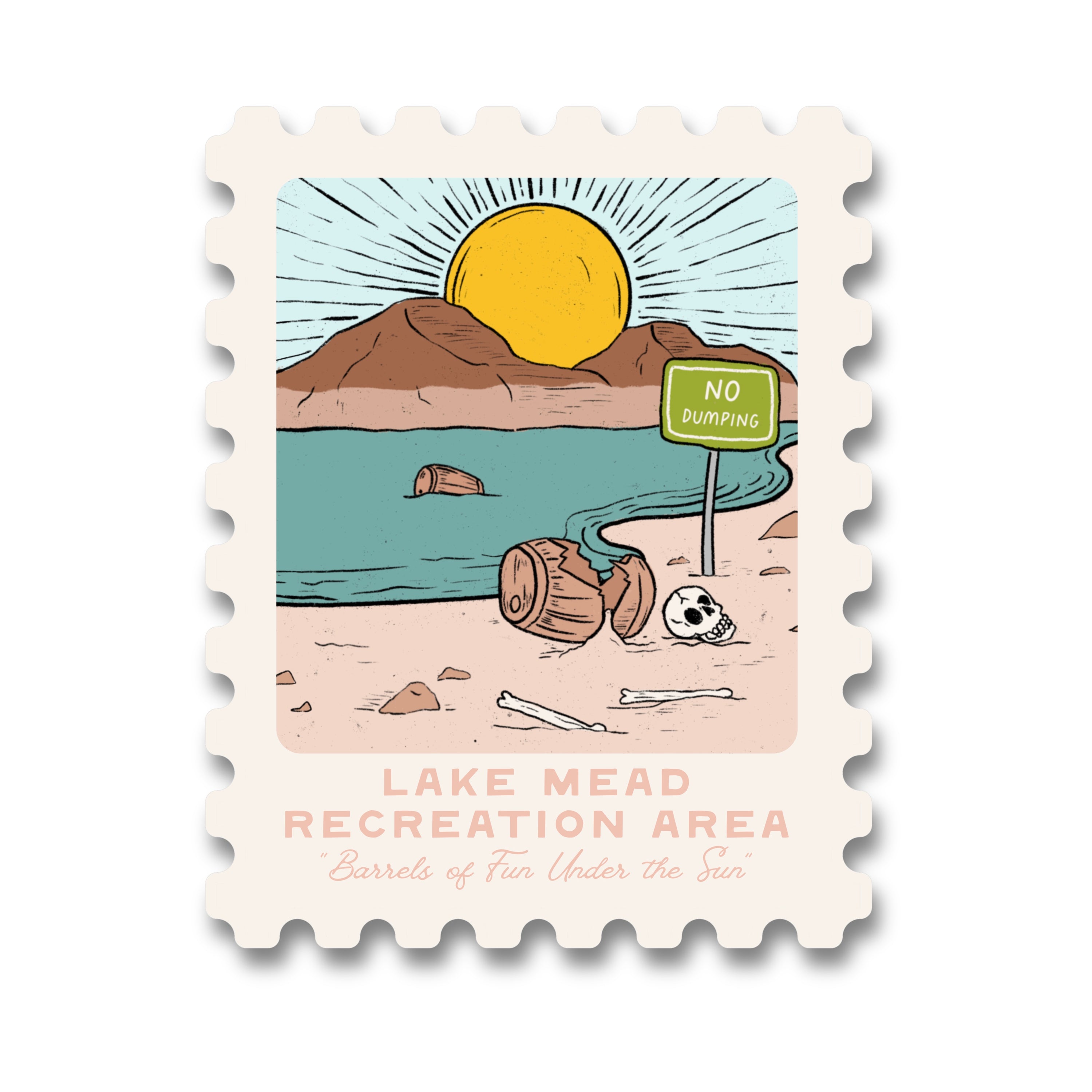 Lake Mead Recreation Area Vinyl Sticker