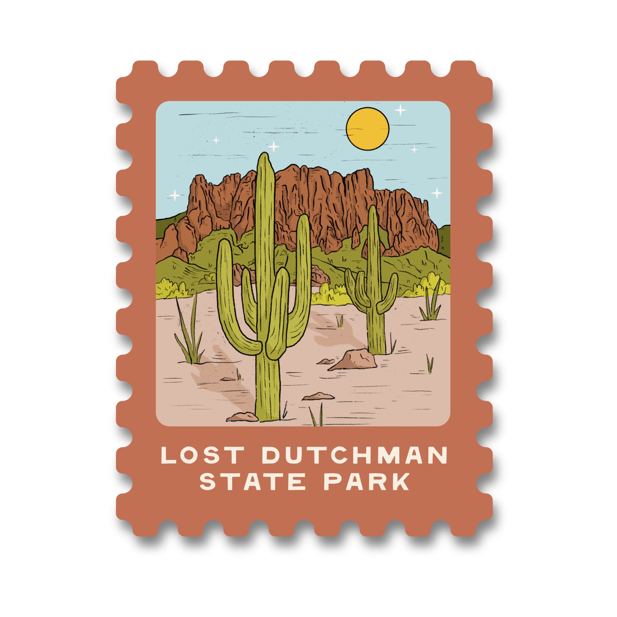 Lost Dutchman State Park Vinyl Sticker