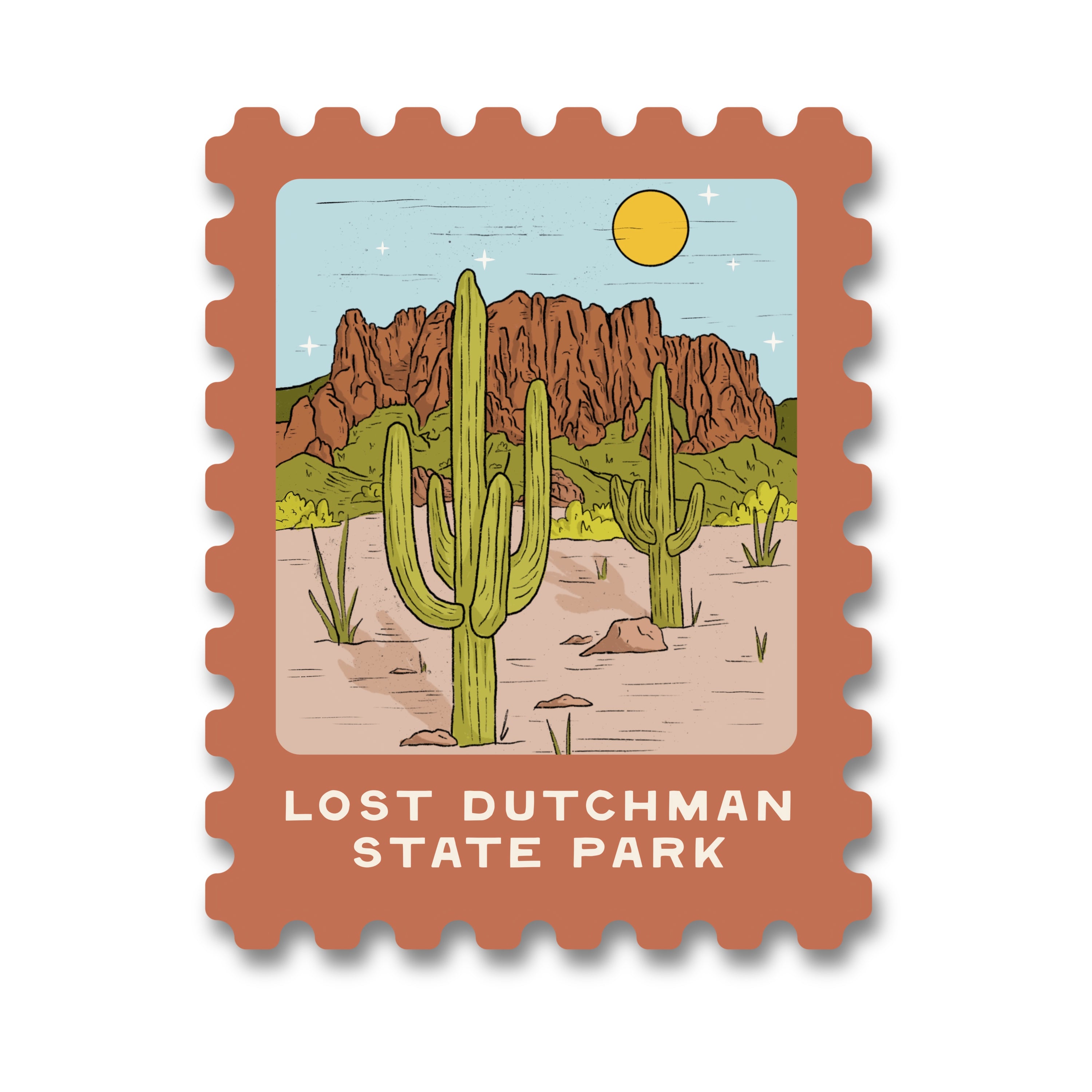 Lost Dutchman State Park Vinyl Sticker