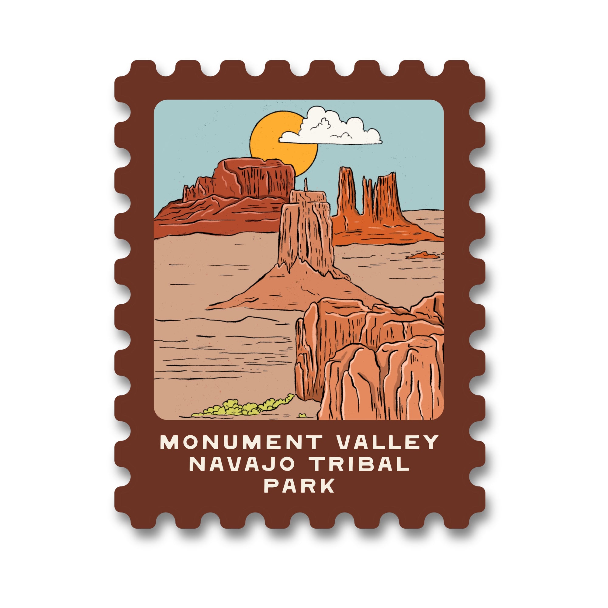Monument Valley Navajo Tribal Park Vinyl Sticker