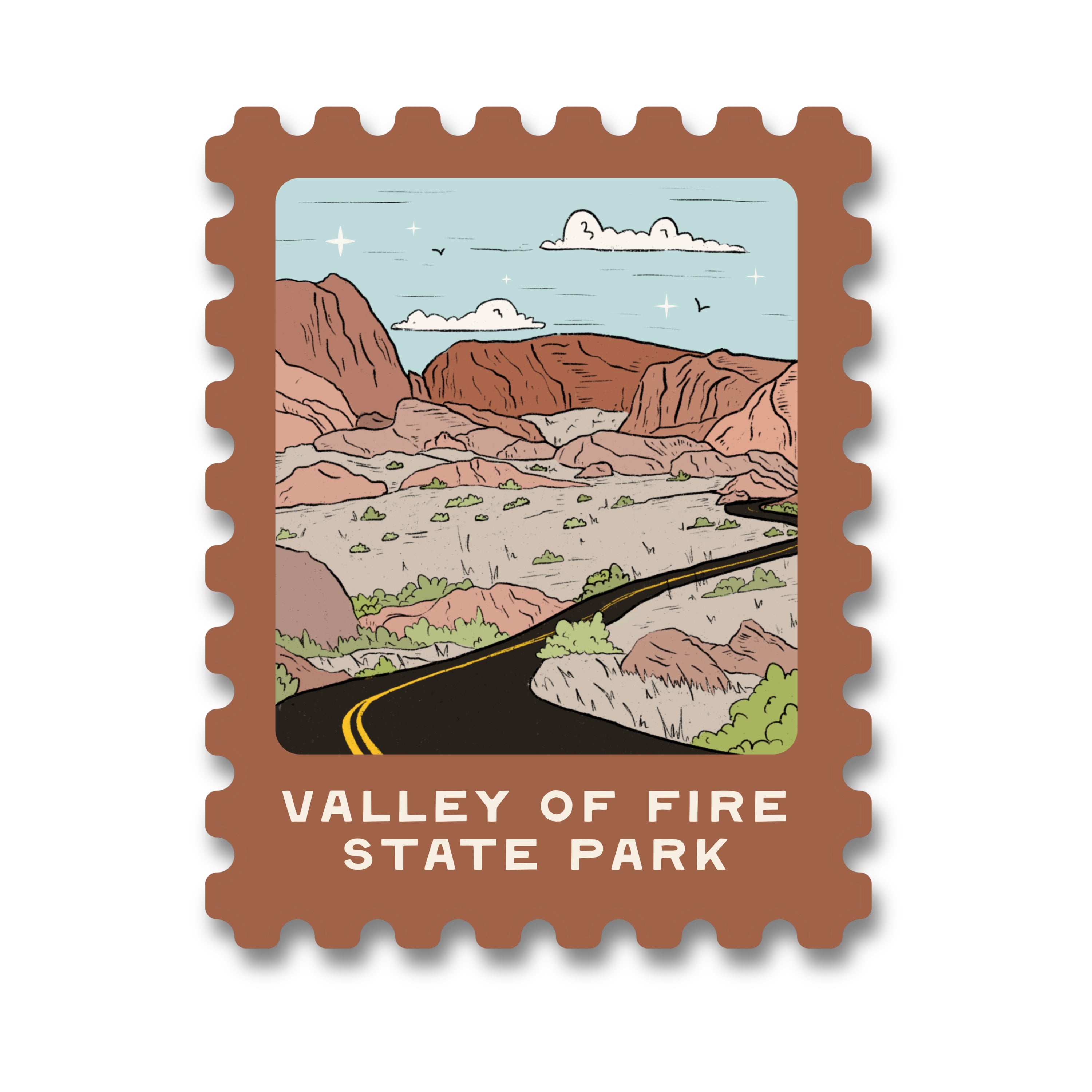 Valley of Fire State Park Vinyl Sticker