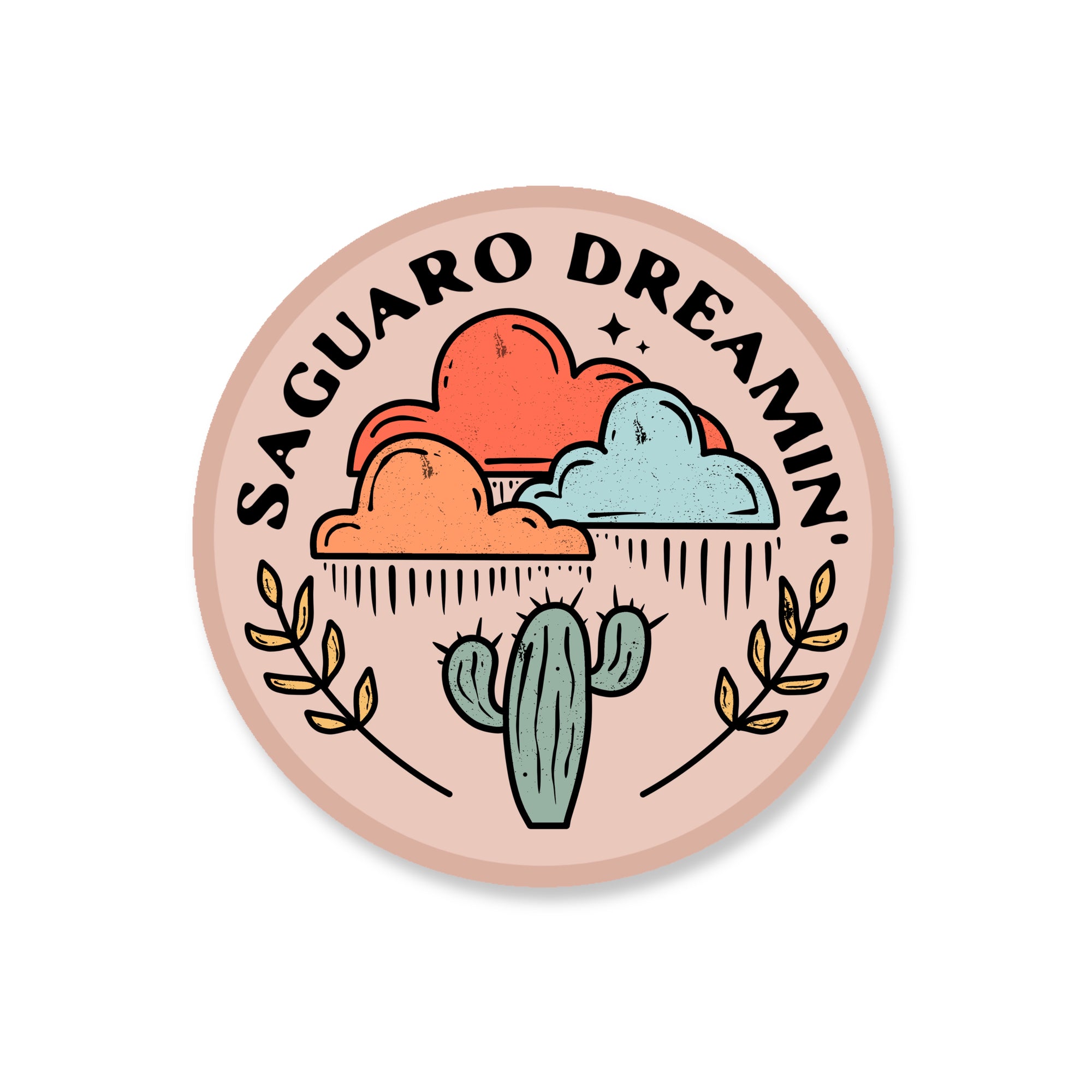 Saguaro Dreamin’ Vinyl Sticker