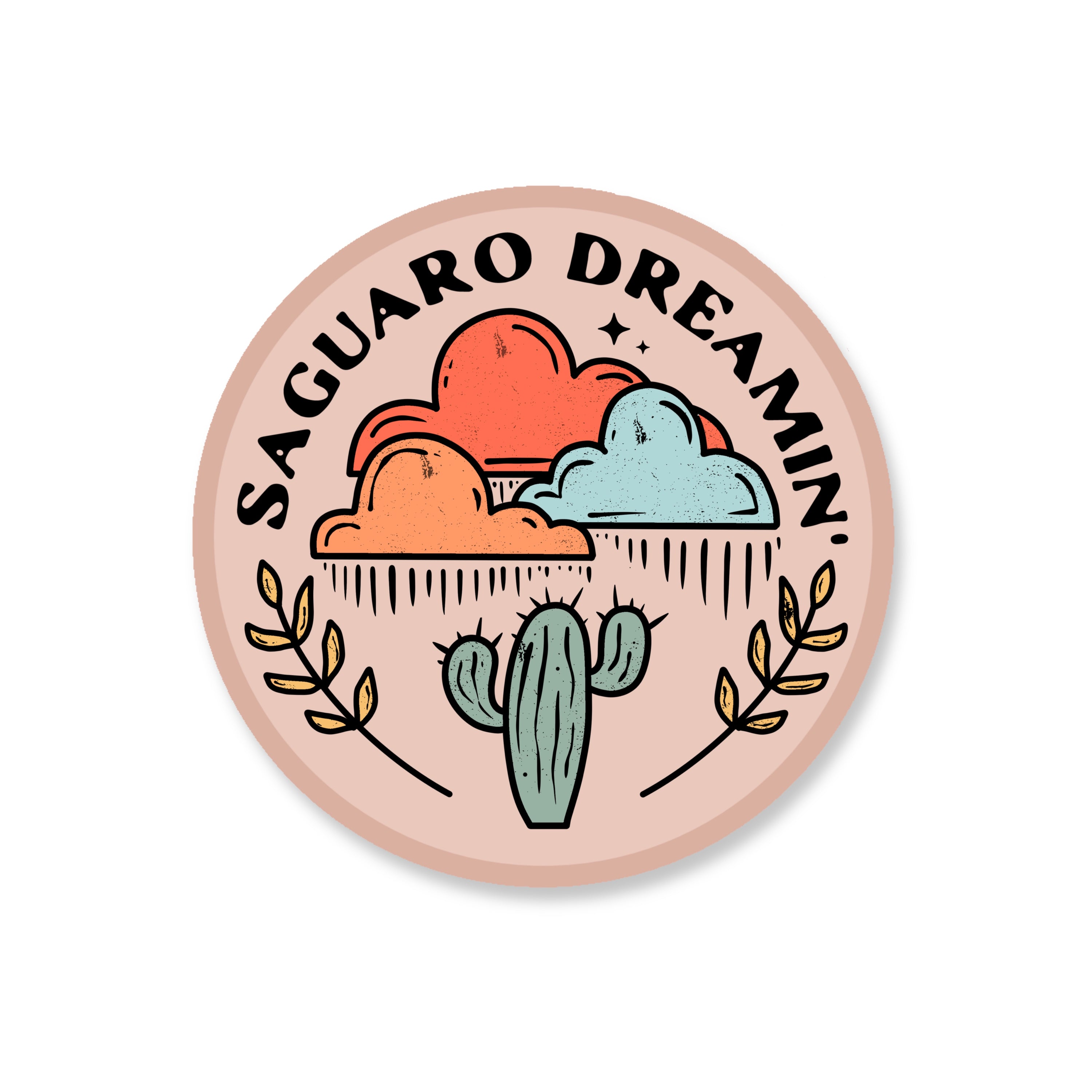 Saguaro Dreamin’ Vinyl Sticker