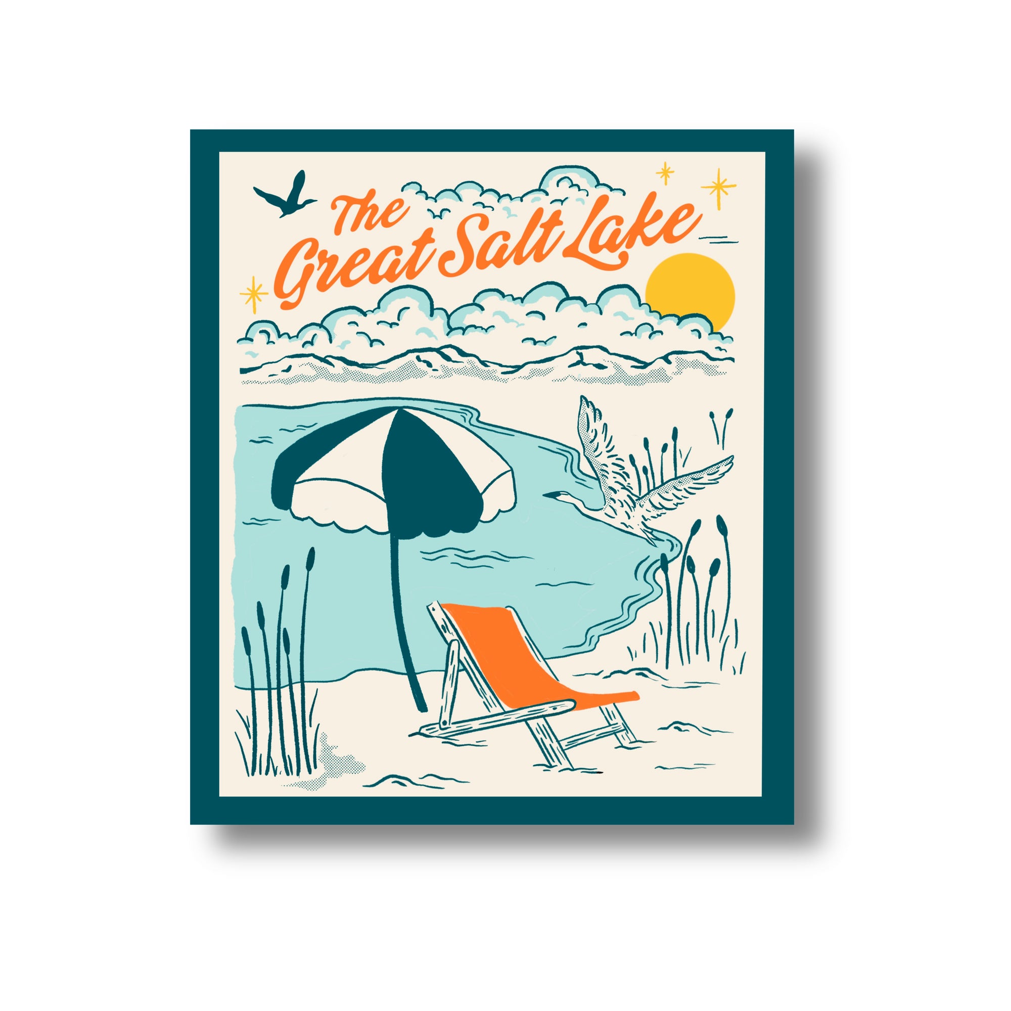 The Great Salt Lake Vinyl Sticker