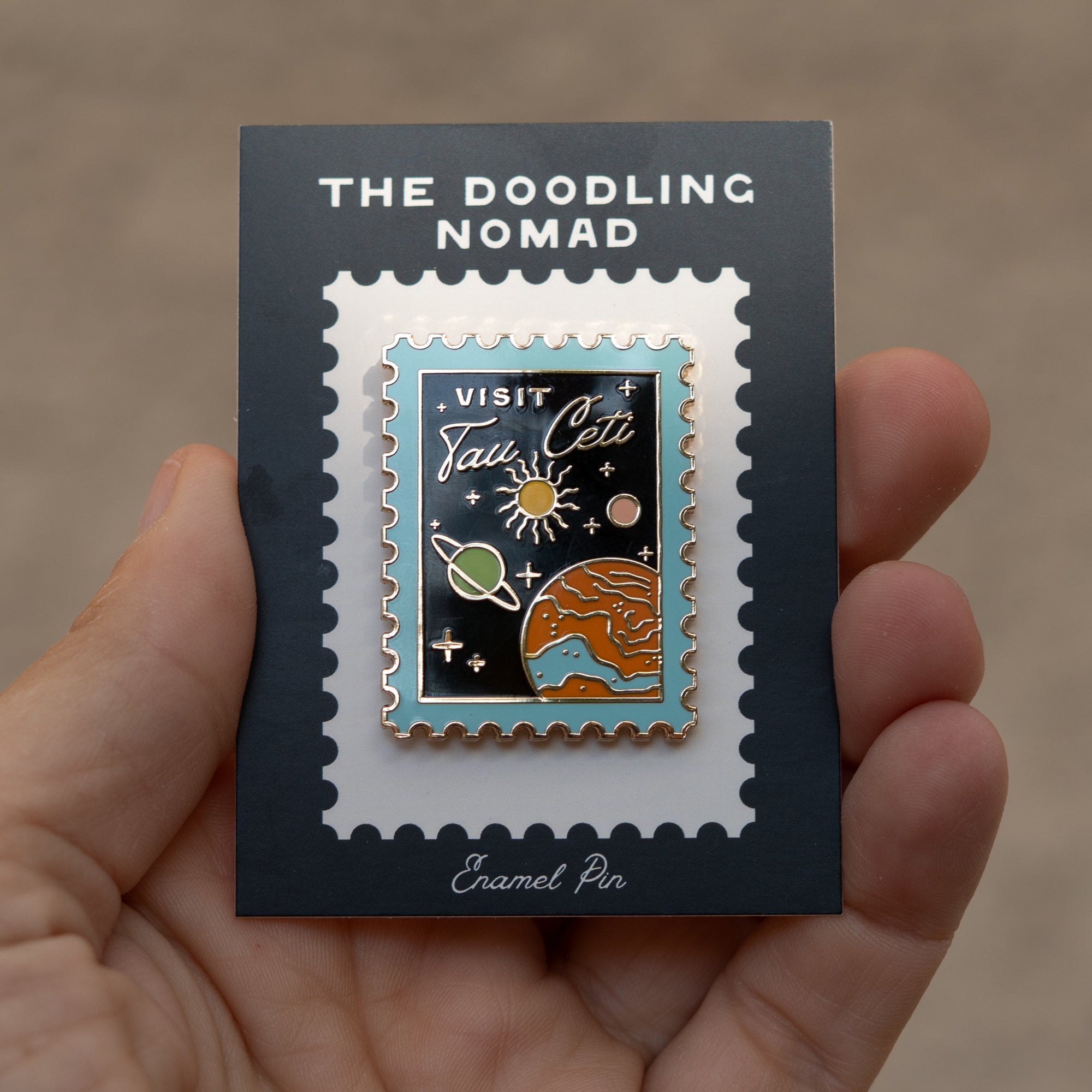 Tau Ceti Enamel Pin