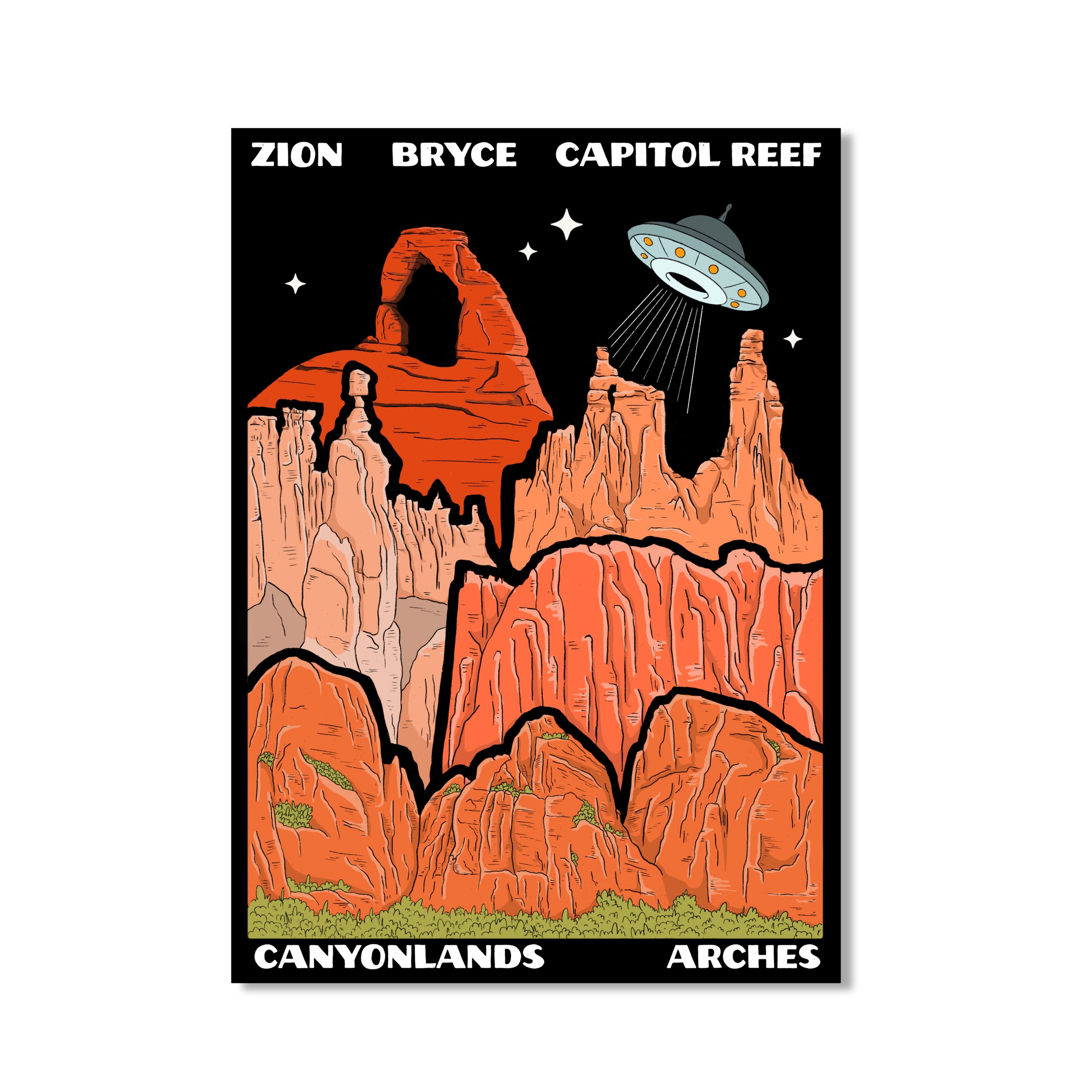 Utah "Big 5" Vinyl Sticker