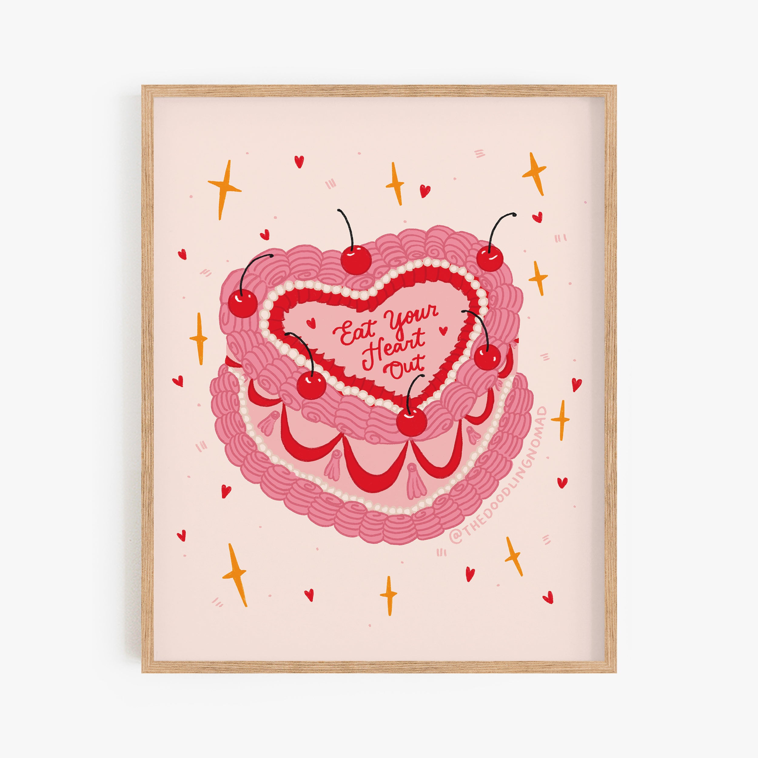 Cake Art Print