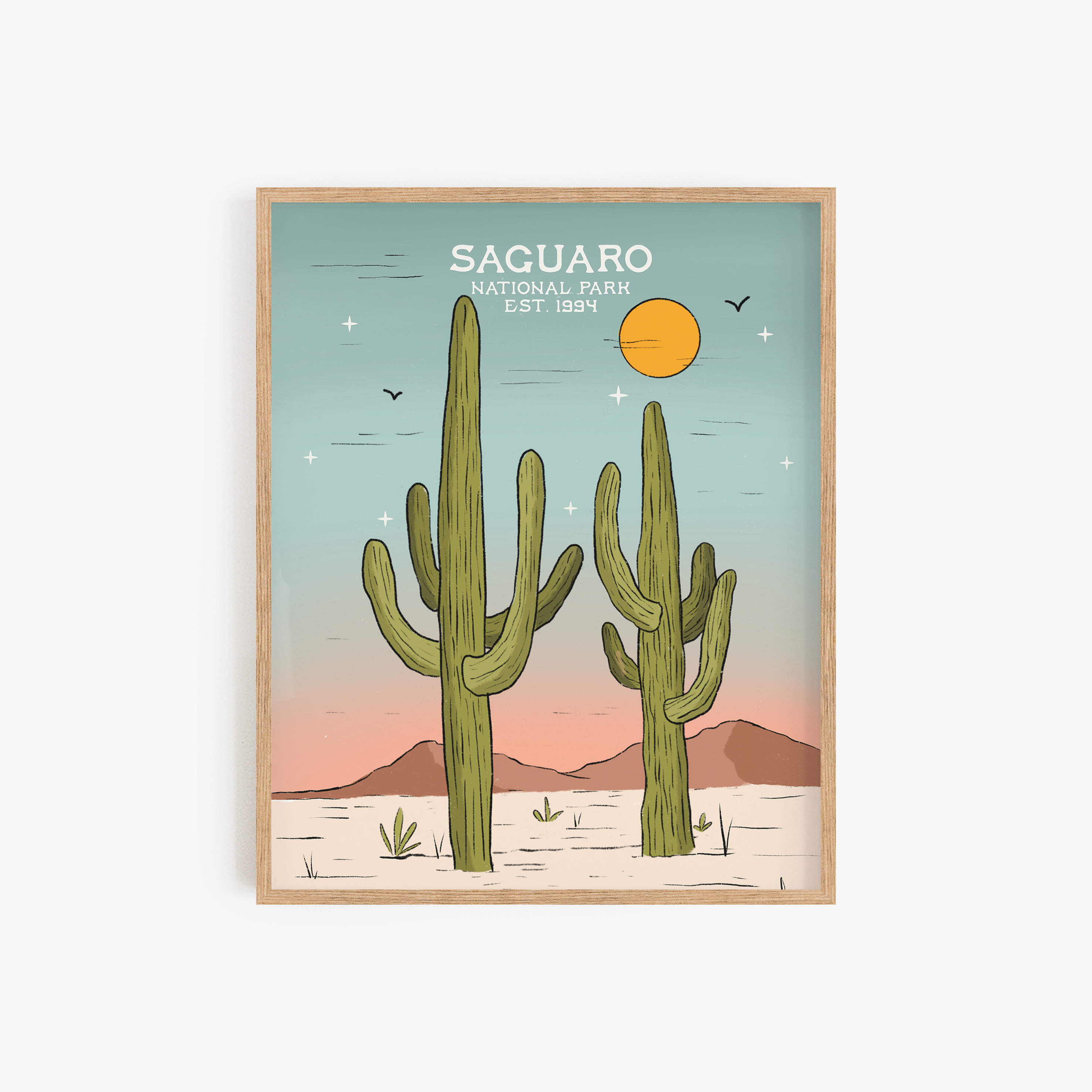 Saguaro National Park Art Print