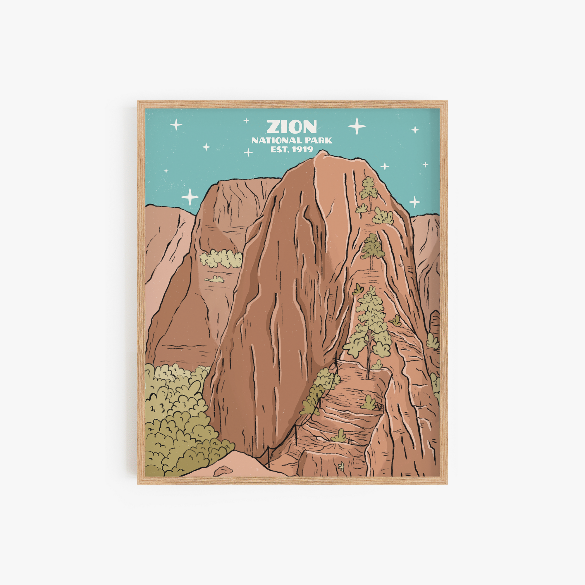 Zion National Park Art Print