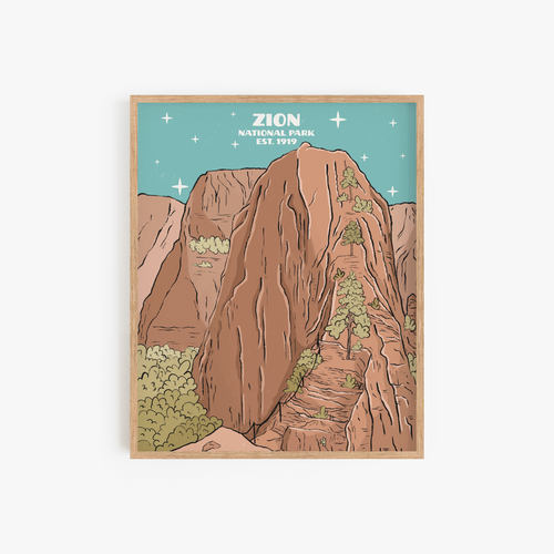 Zion National Park Art Print