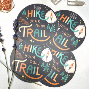 Hike Your Own Trail Vinyl Sticker