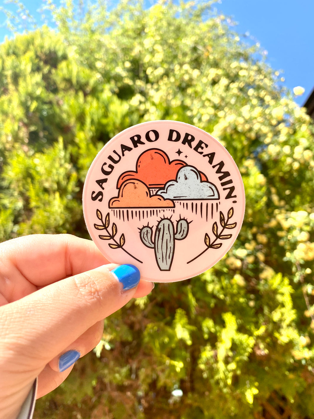 Saguaro Dreamin’ Vinyl Sticker