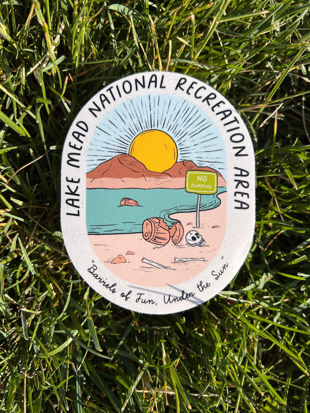 Lake Mead Recreation Area Vinyl Sticker