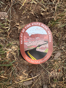 Valley of Fire State Park Vinyl Sticker