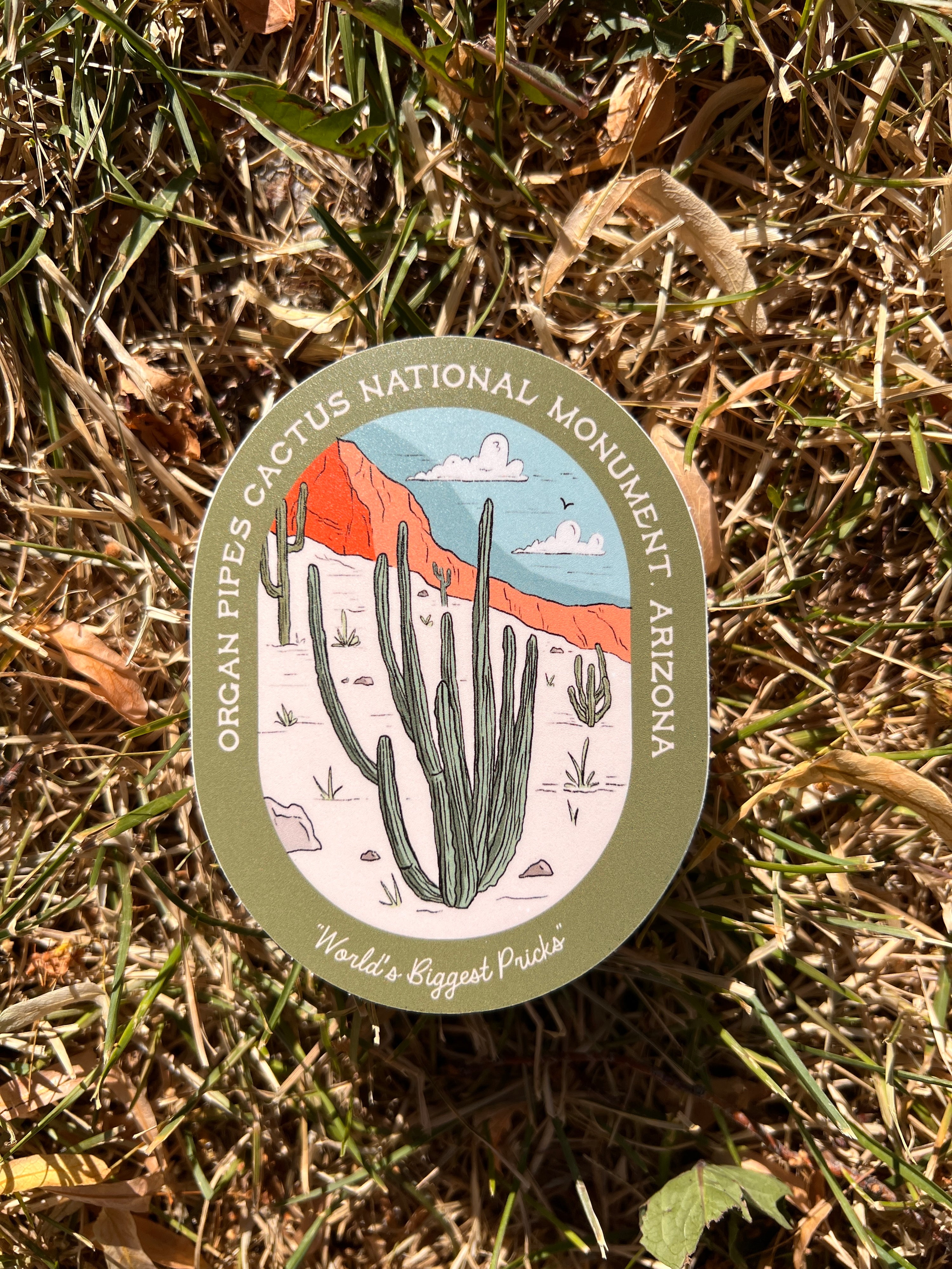 Organ Pipes National Monument Vinyl Sticker