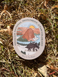 Dinosaur National Monument Vinyl Sticker