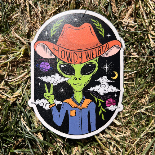 Howdy Weirdo Vinyl Sticker