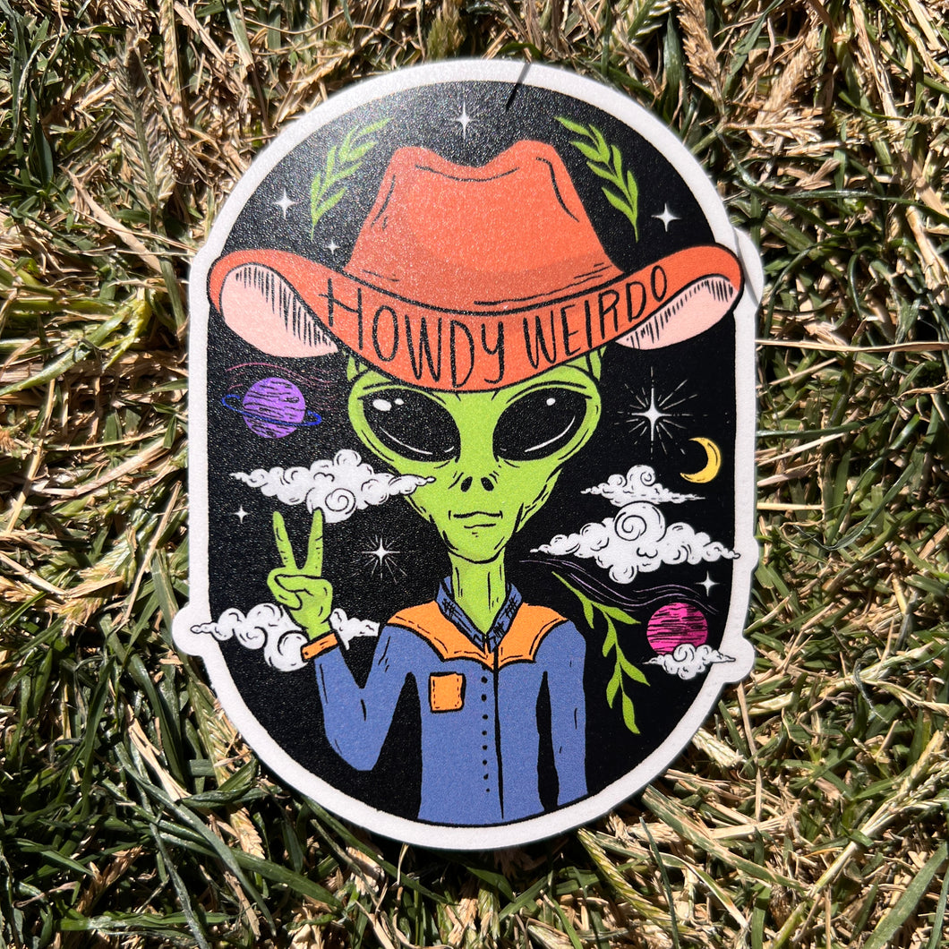 Howdy Weirdo Vinyl Sticker