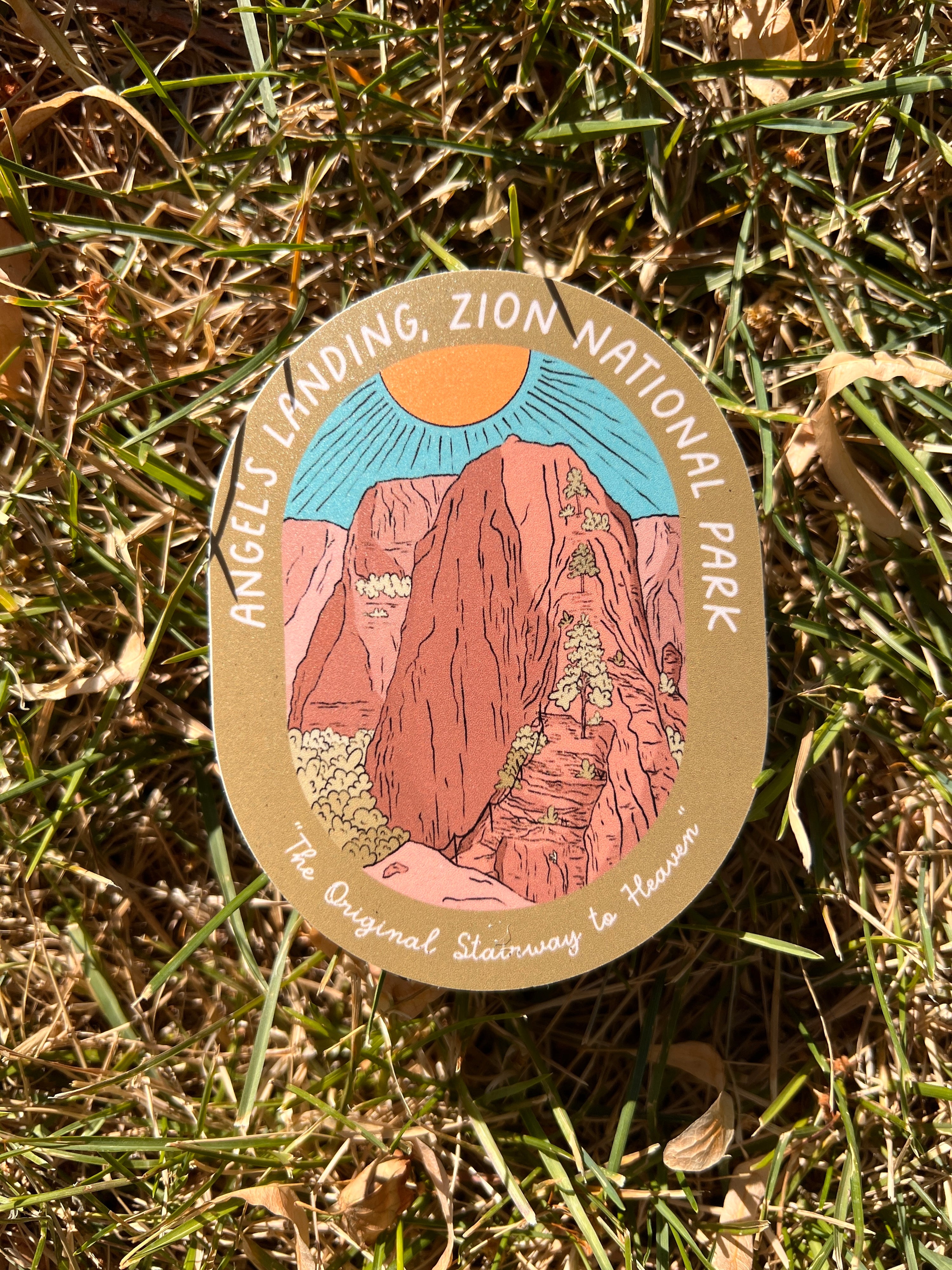 Angels Landing Vinyl Sticker Vinyl Sticker